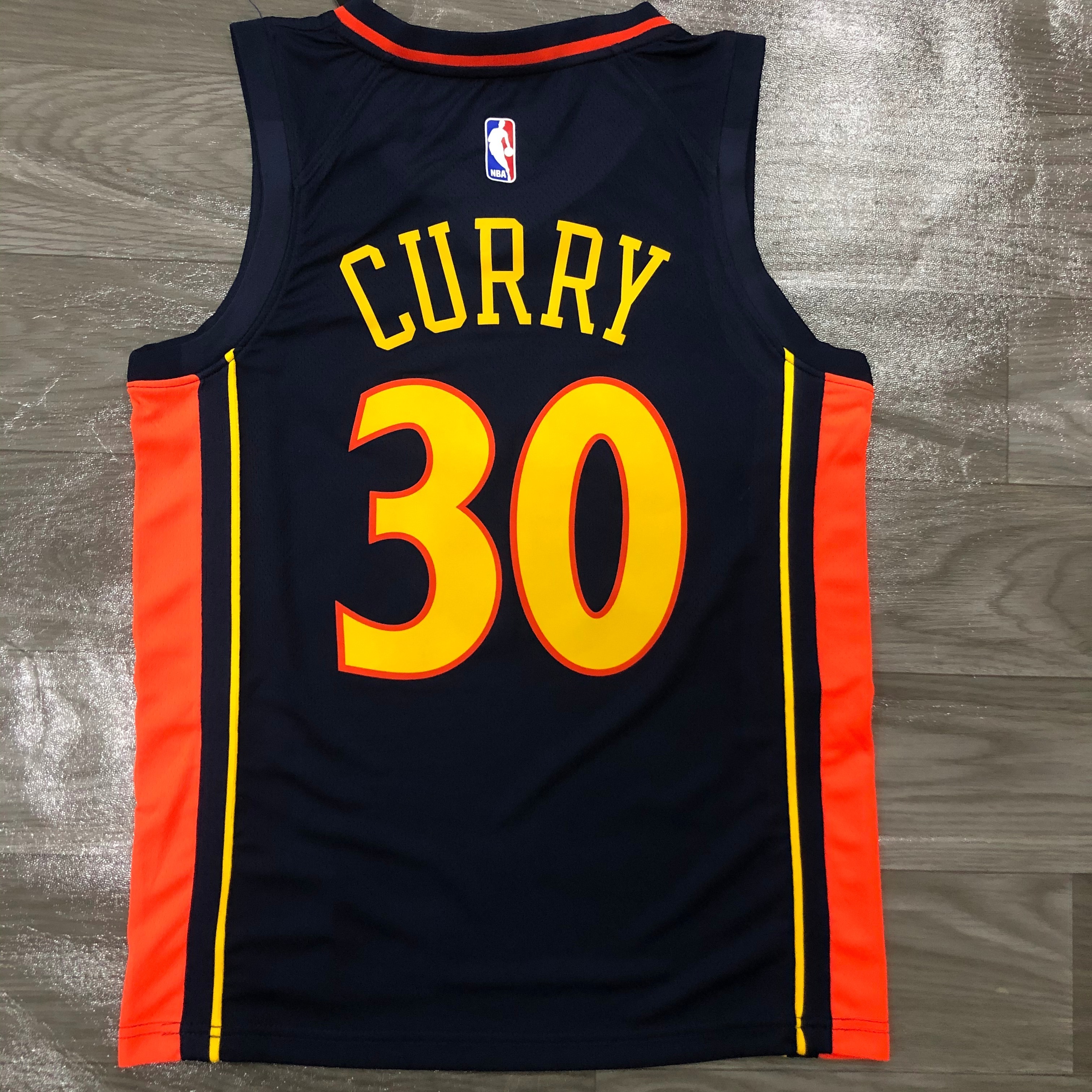 Warriors rookie navy blue No. 30 Curry