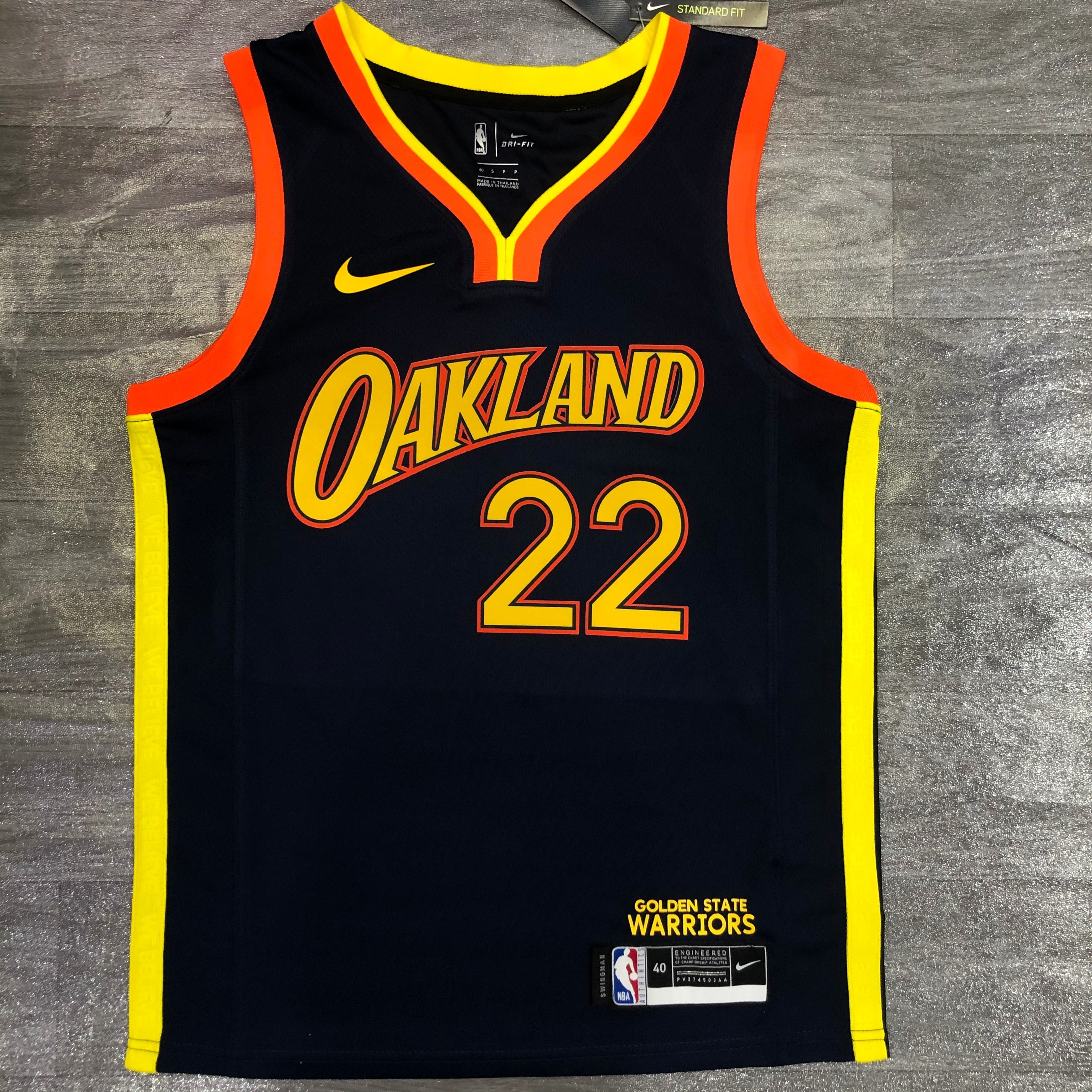 Warriors' season 21 City version # 22 Wiggins