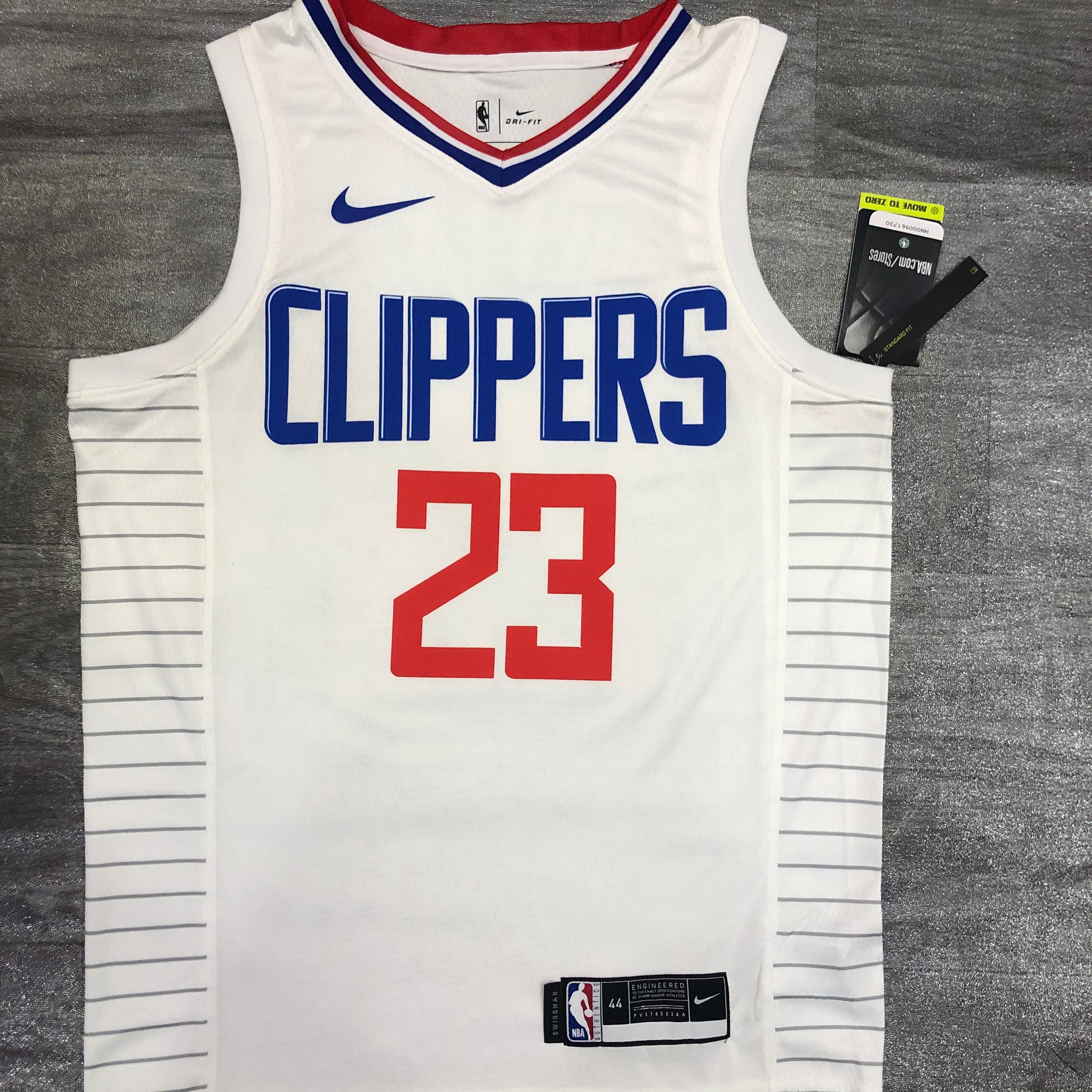 The 20 Clippers limited white No. 23 Williams