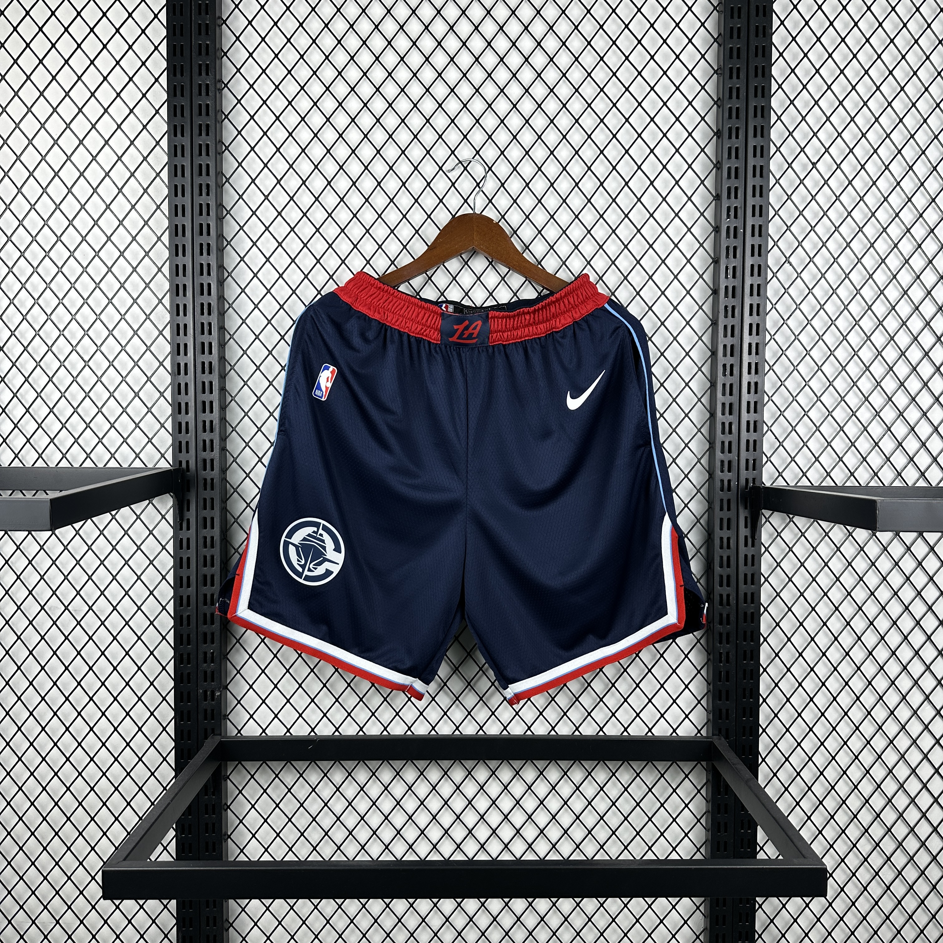 25 season Clippers blue shorts