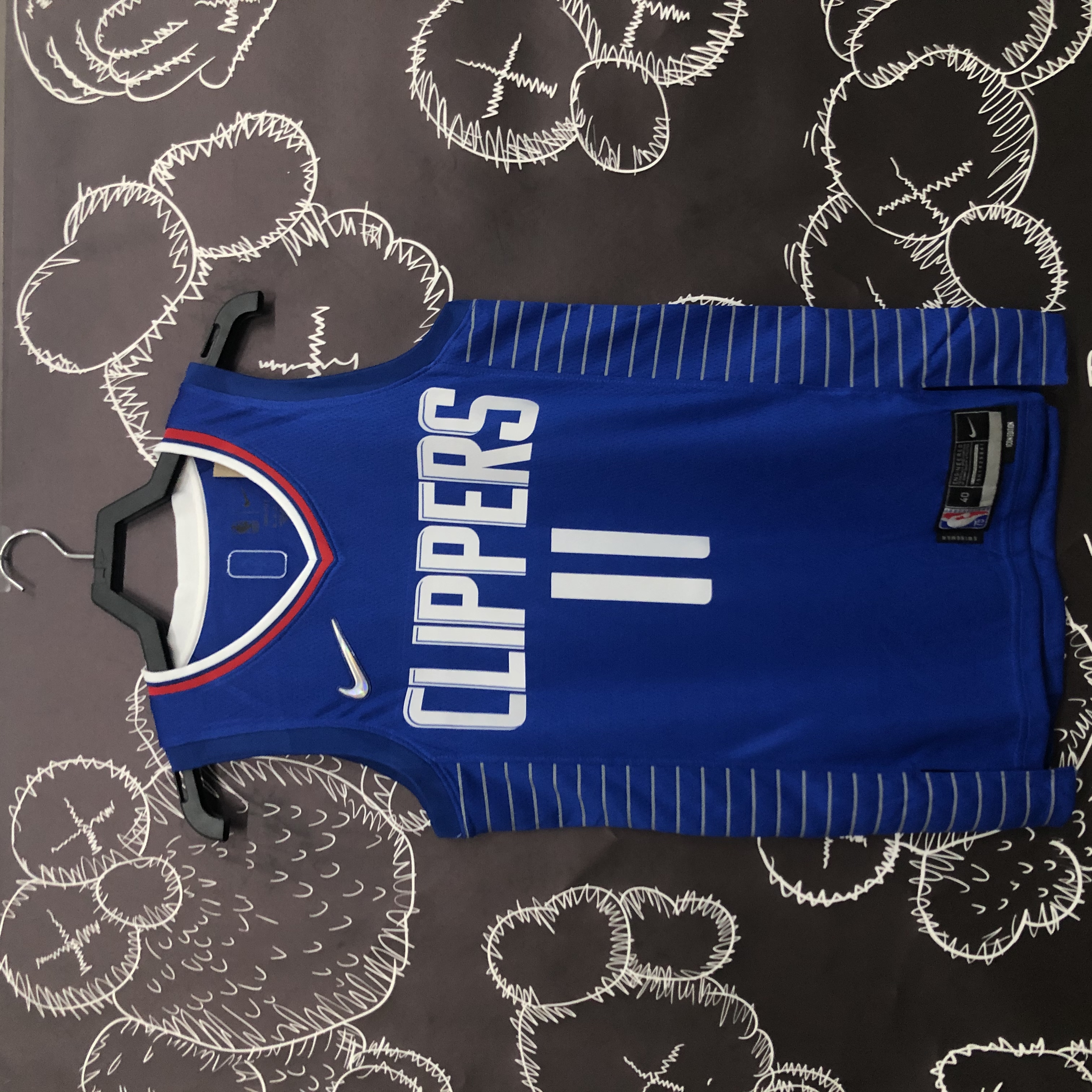 75th anniversary Clippers blue # 11 Wall