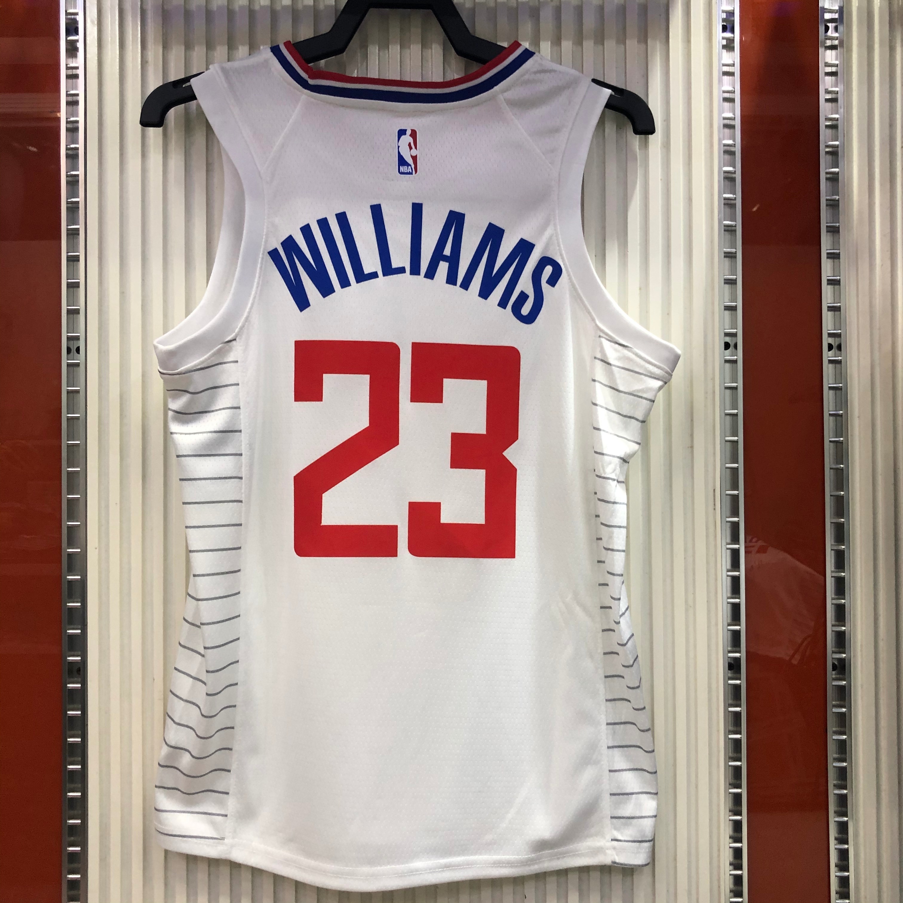 The 20 Clippers limited white No. 23 Williams