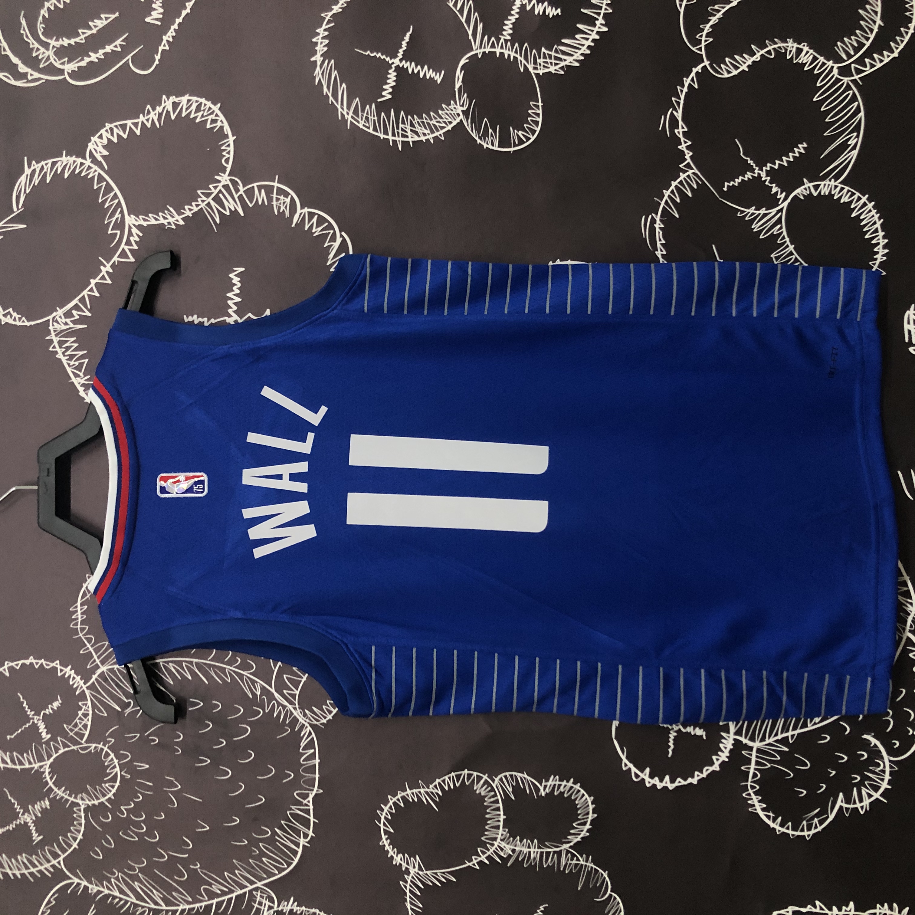 75th anniversary Clippers blue # 11 Wall