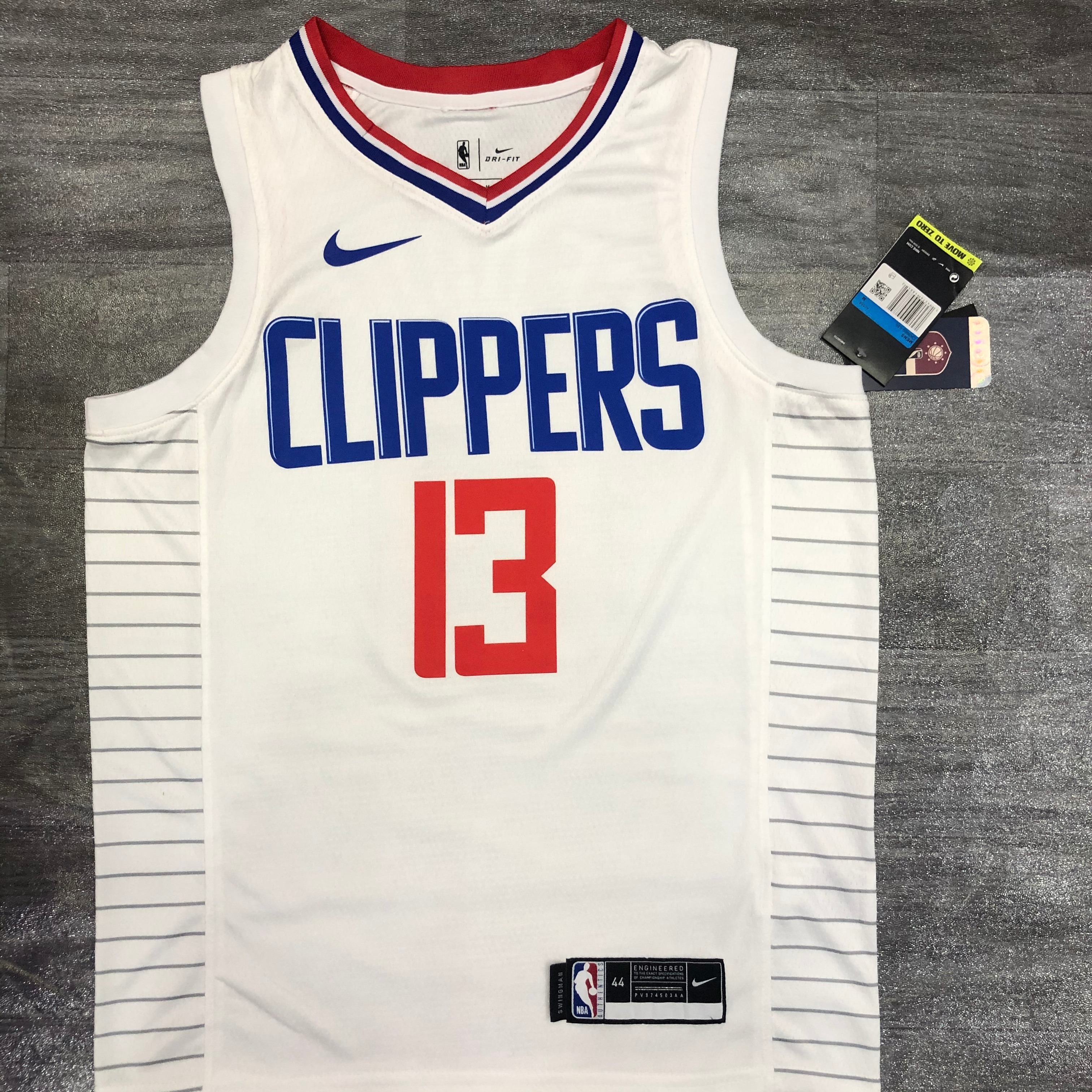 The 20 Clippers limited white No. 13 George