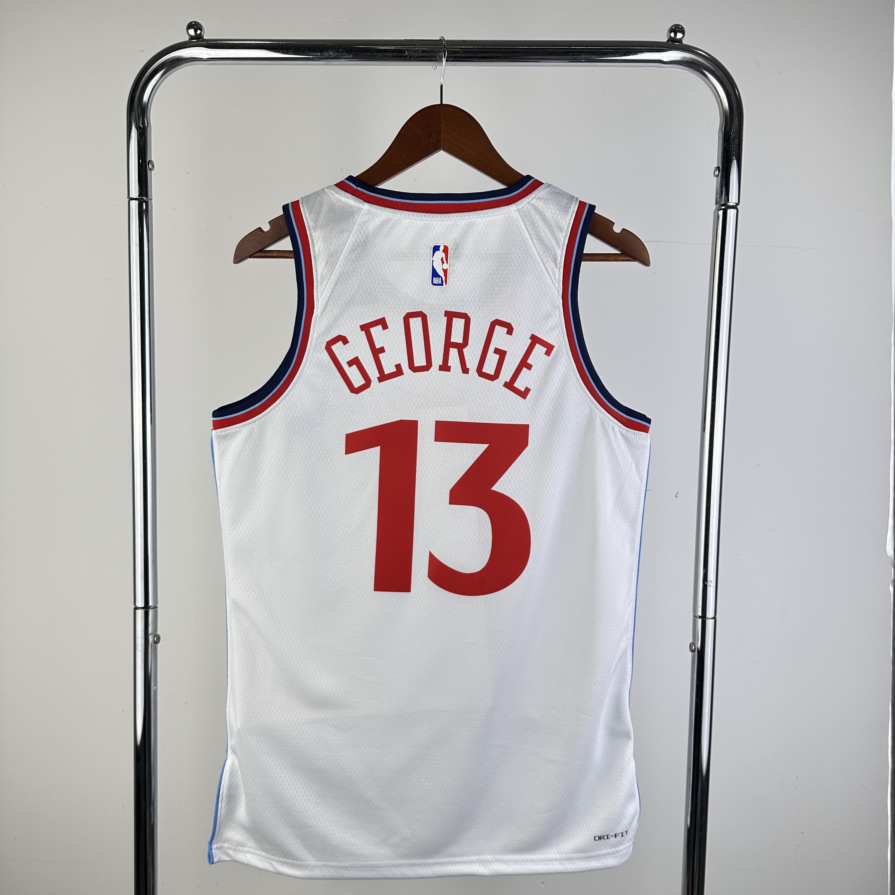 Season 25 Clippers home white No. 13 George