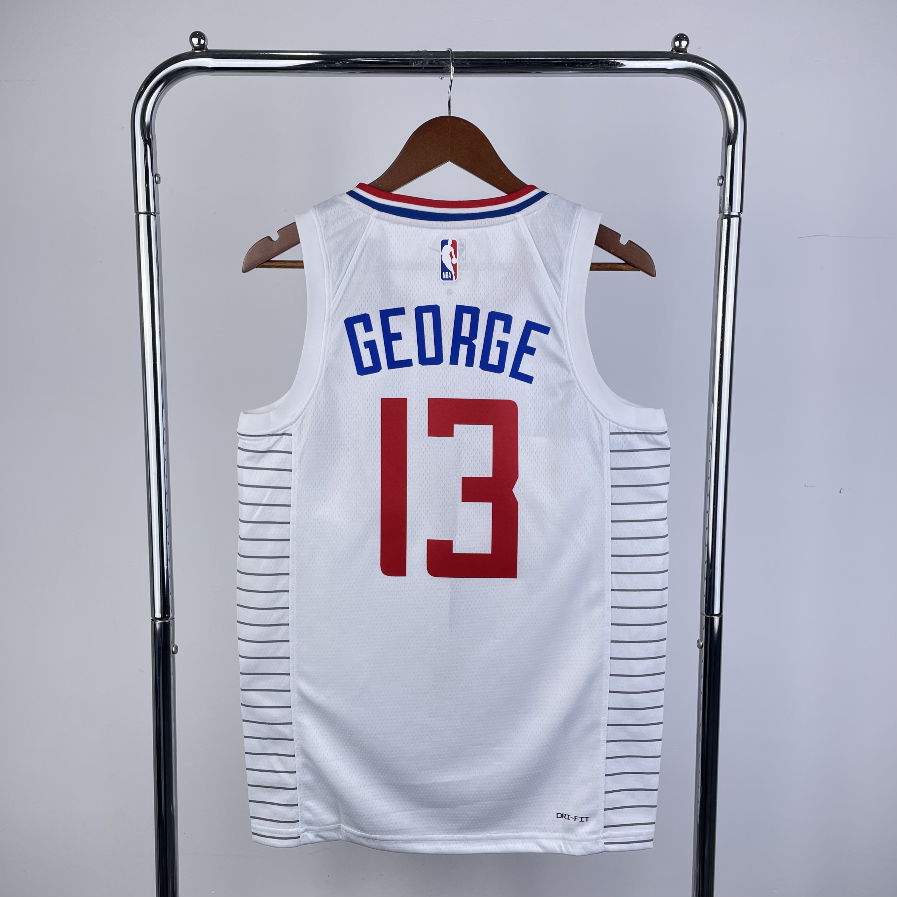 Season 23 Clippers home white number 13 George
