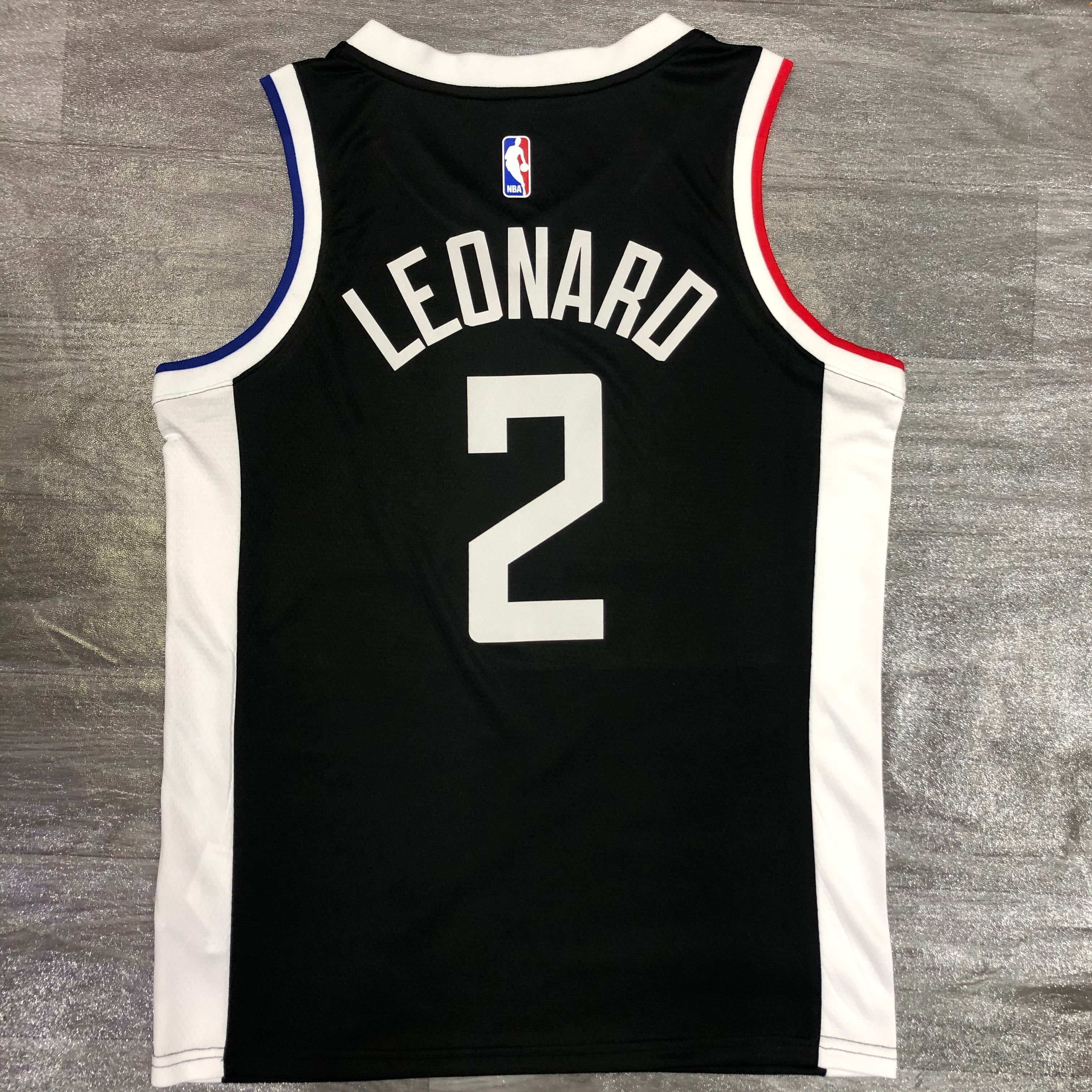 Season 21 Clippers City Edition Latin Black # 2 Leonard