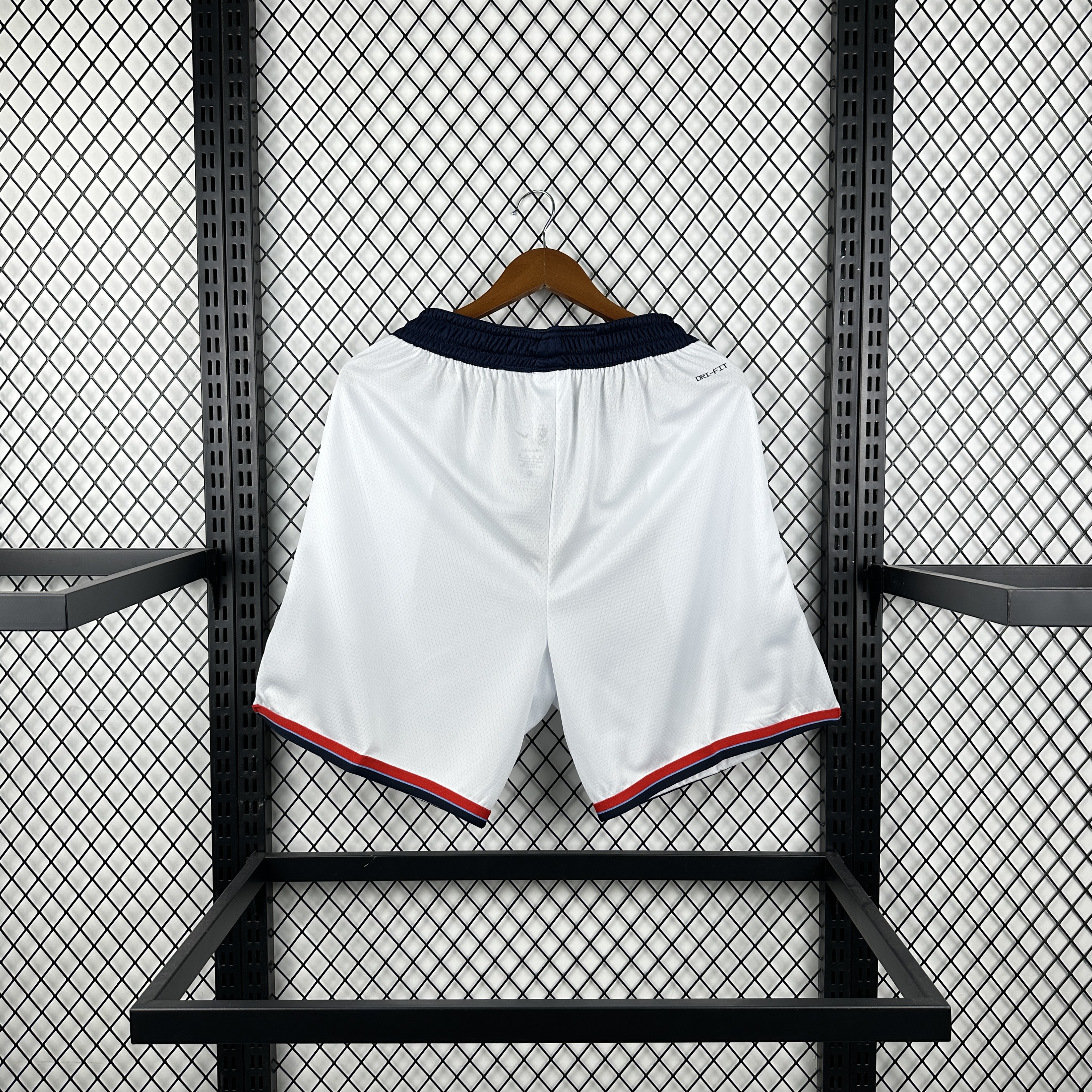 25 season Clippers white shorts
