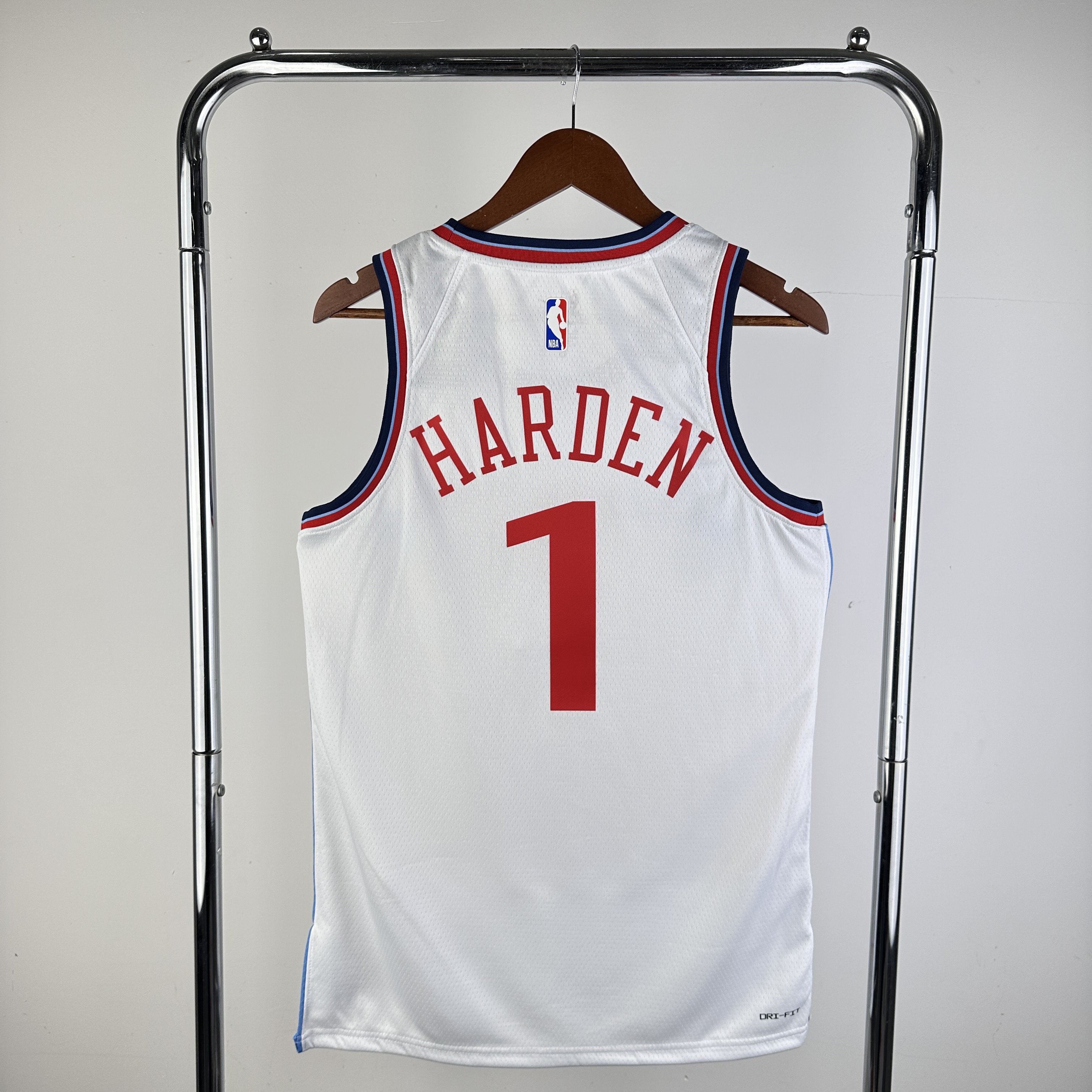 Season 25 Clippers home white # 1 Harden