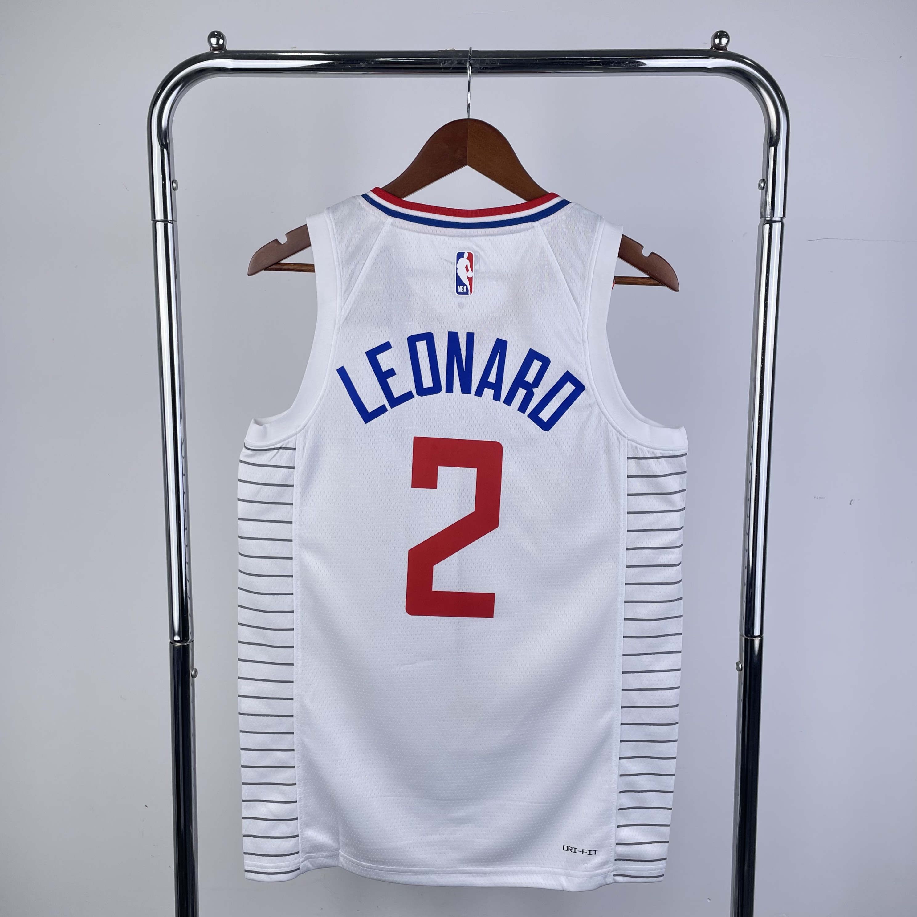 23 season Clippers home white No. 2 Leonard