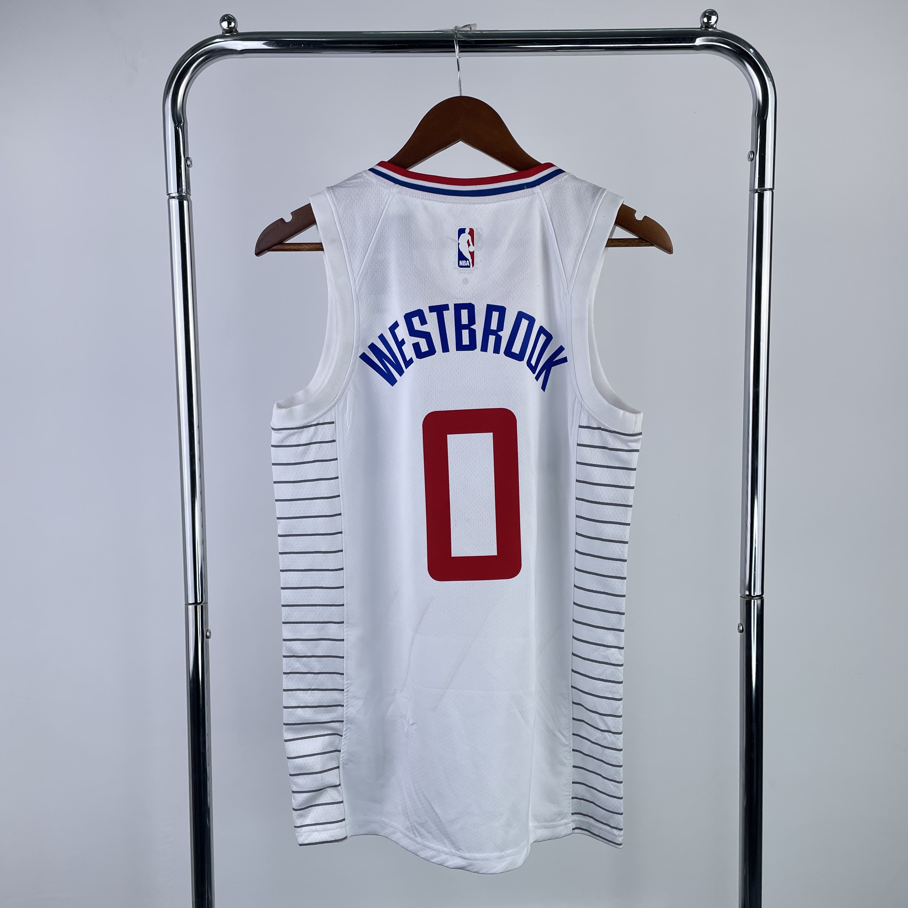 The Clippers are limited to white No. 0 Westbrook