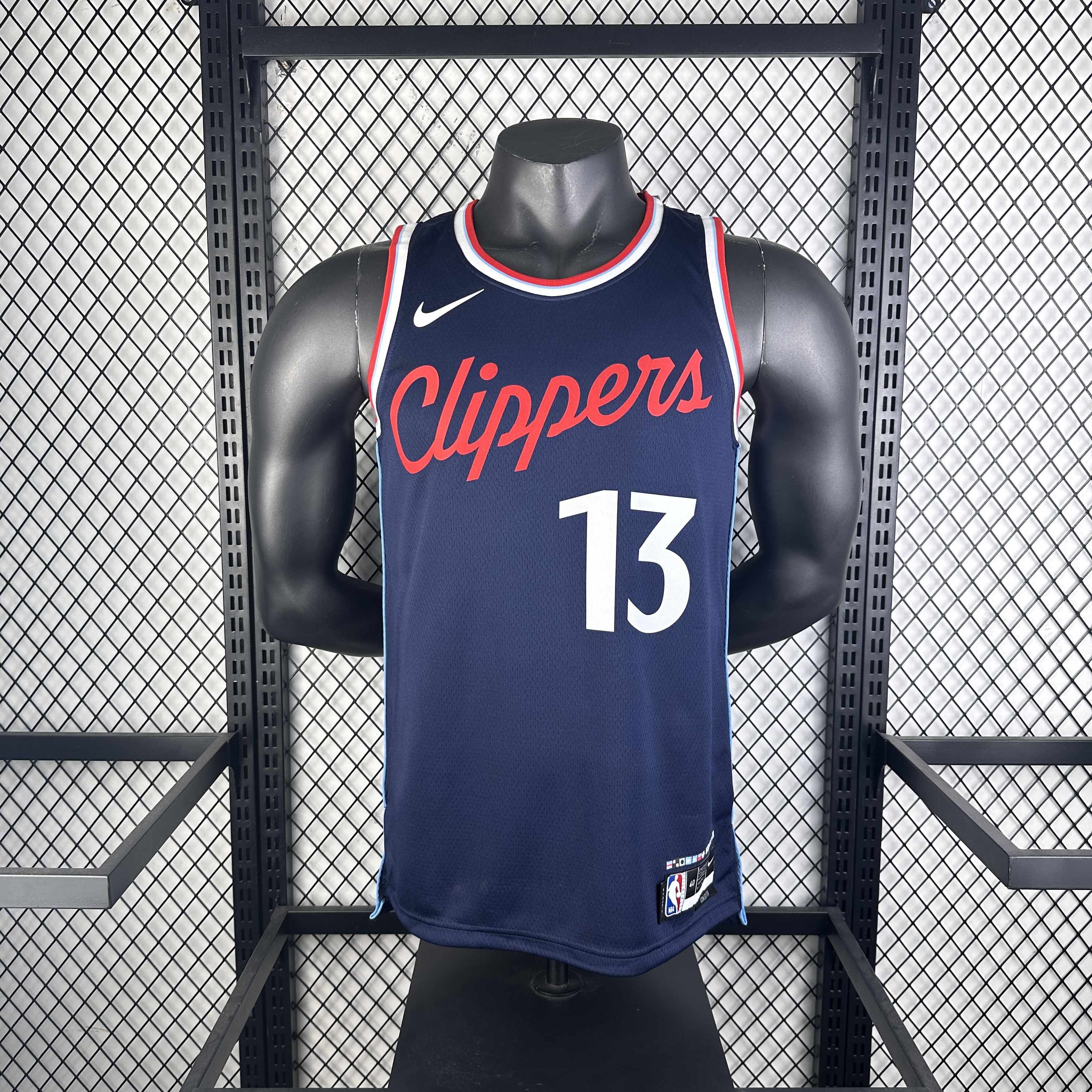 Season 25 Clippers away dark blue 13 George