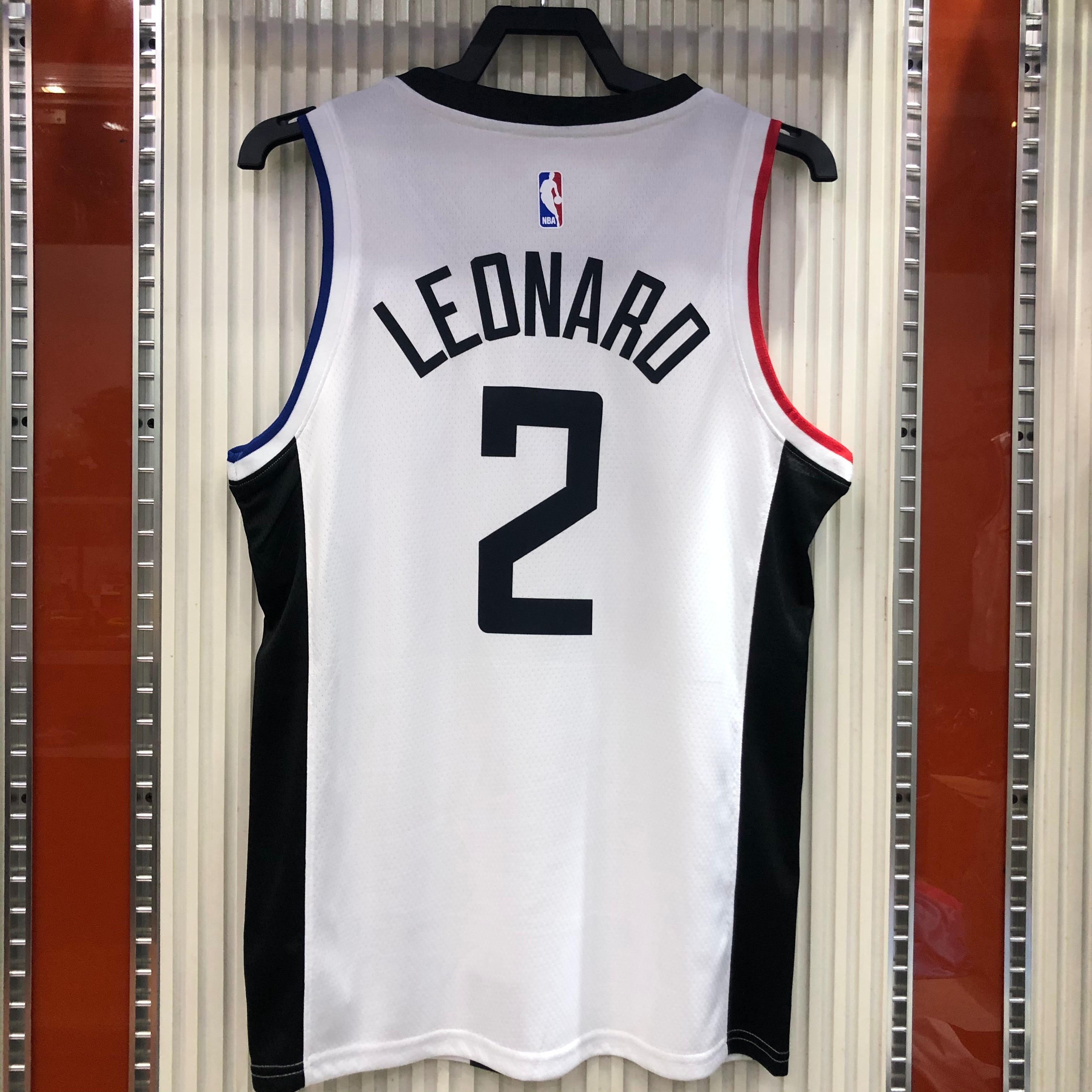 Season 20 Clippers Latin City version white number 2 Leonard