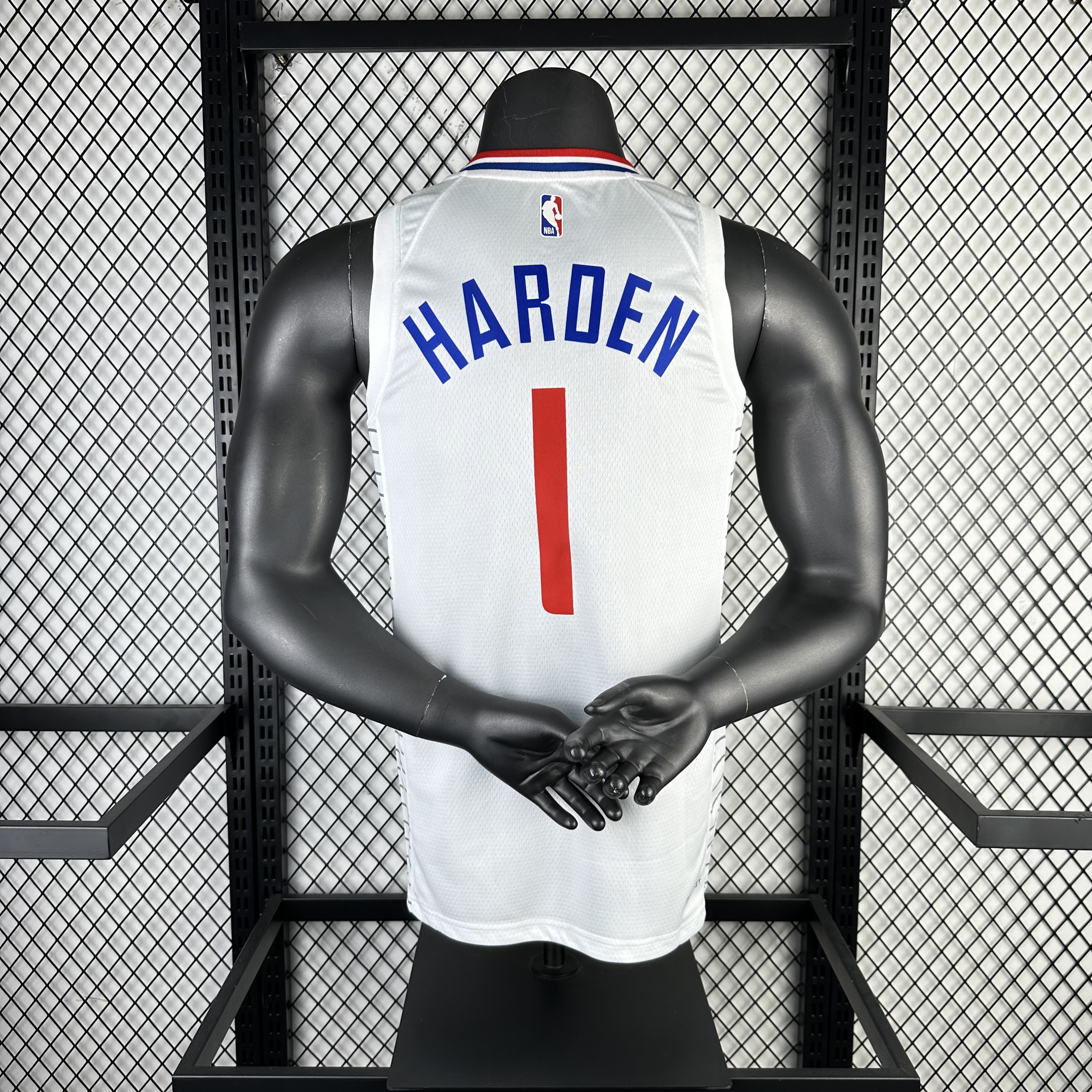 '23 Clippers home white # 1 Harden