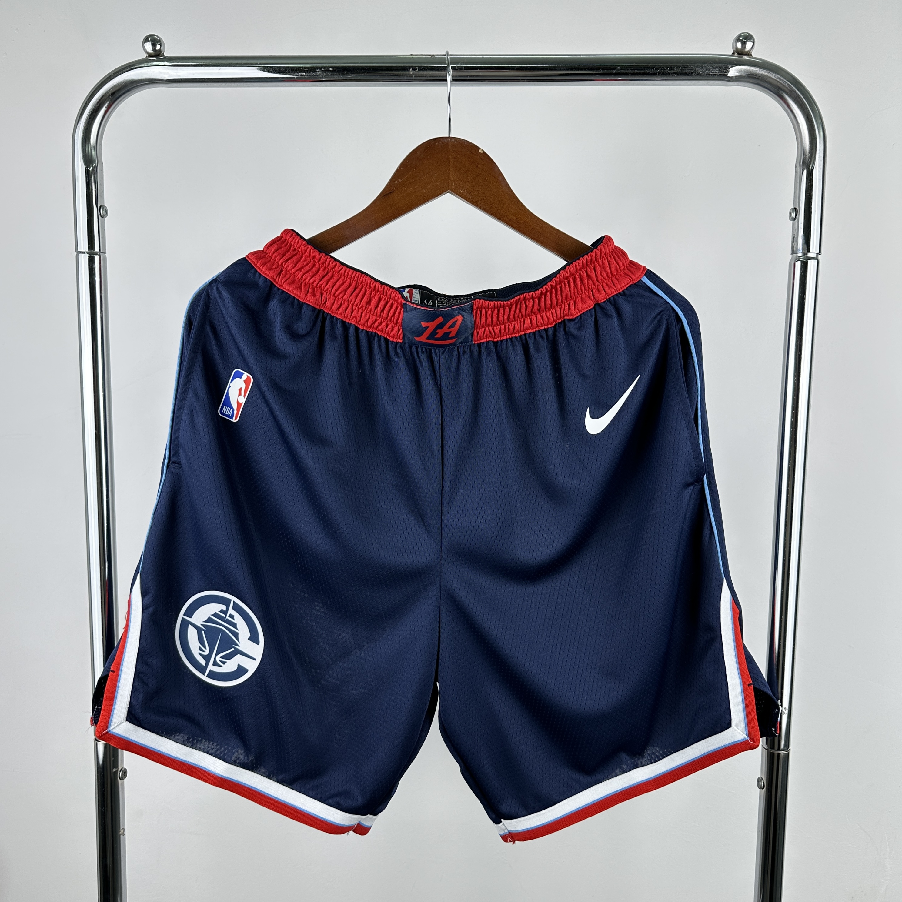 25 season Clippers blue shorts