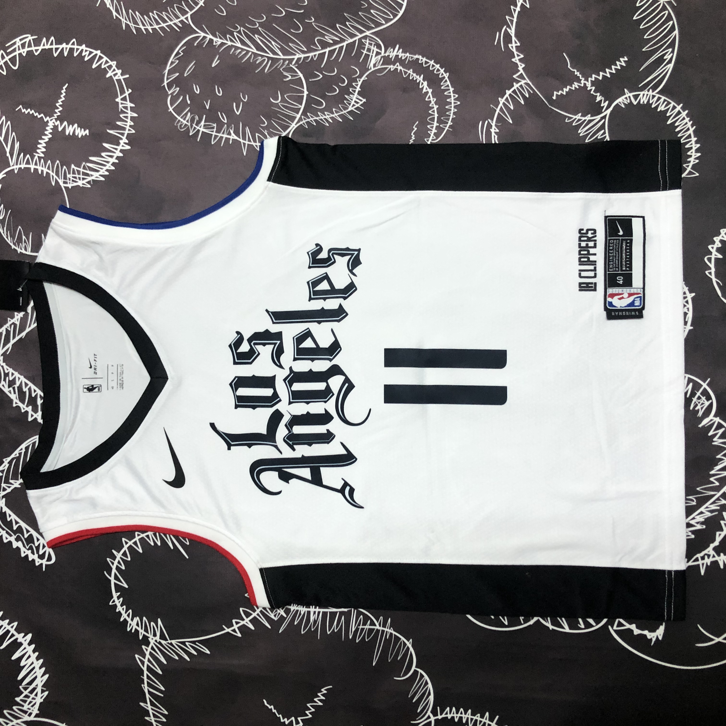 Clippers Latin white 11 WALL