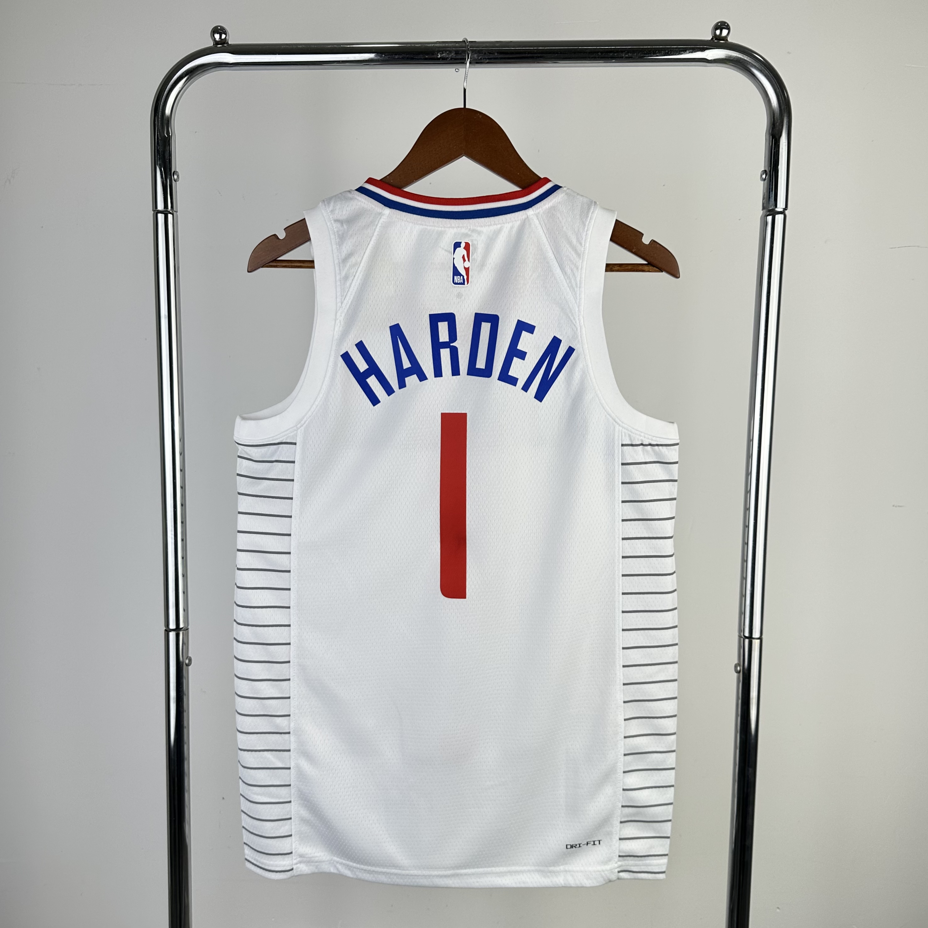 '23 Clippers home white # 1 Harden