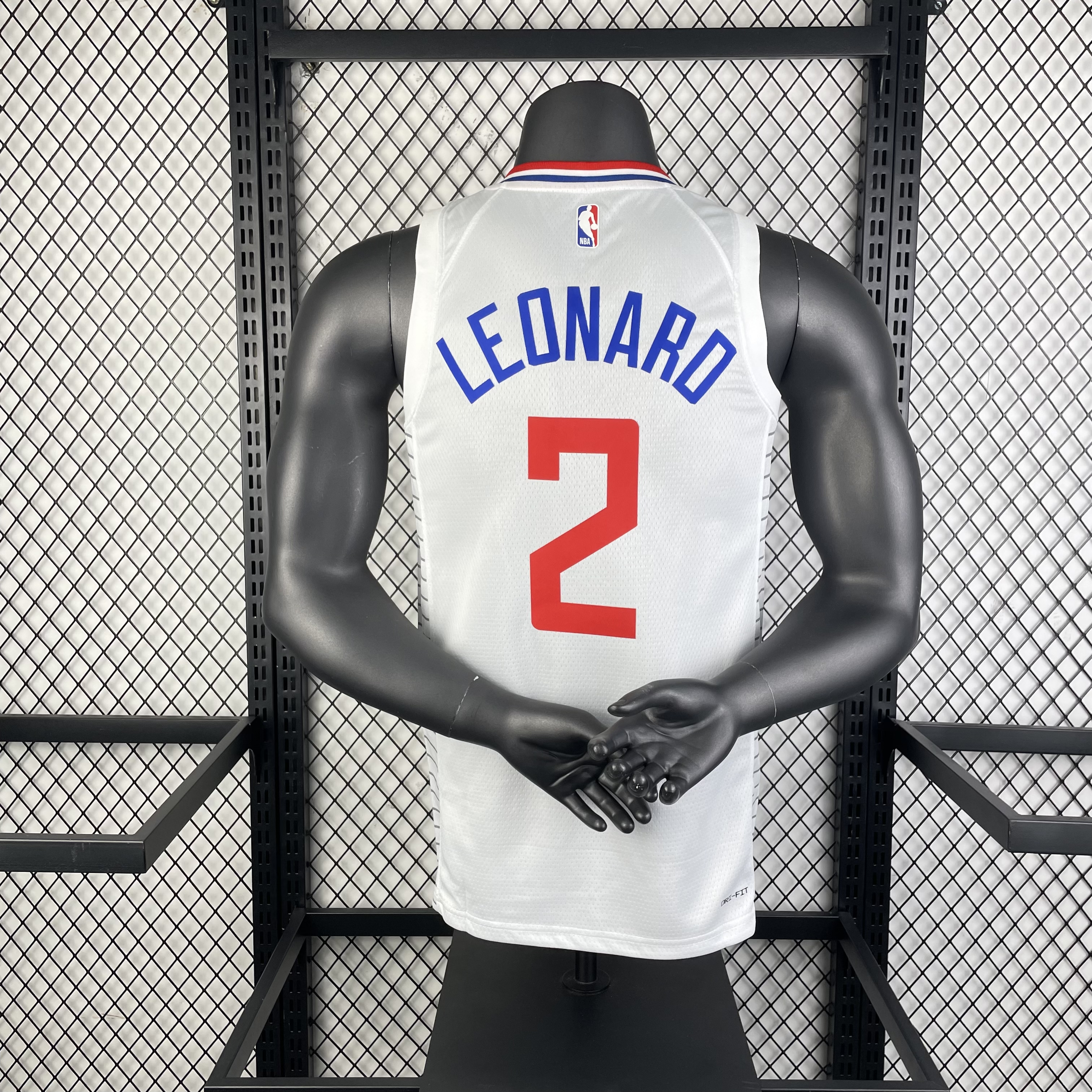 23 season Clippers home white No. 2 Leonard