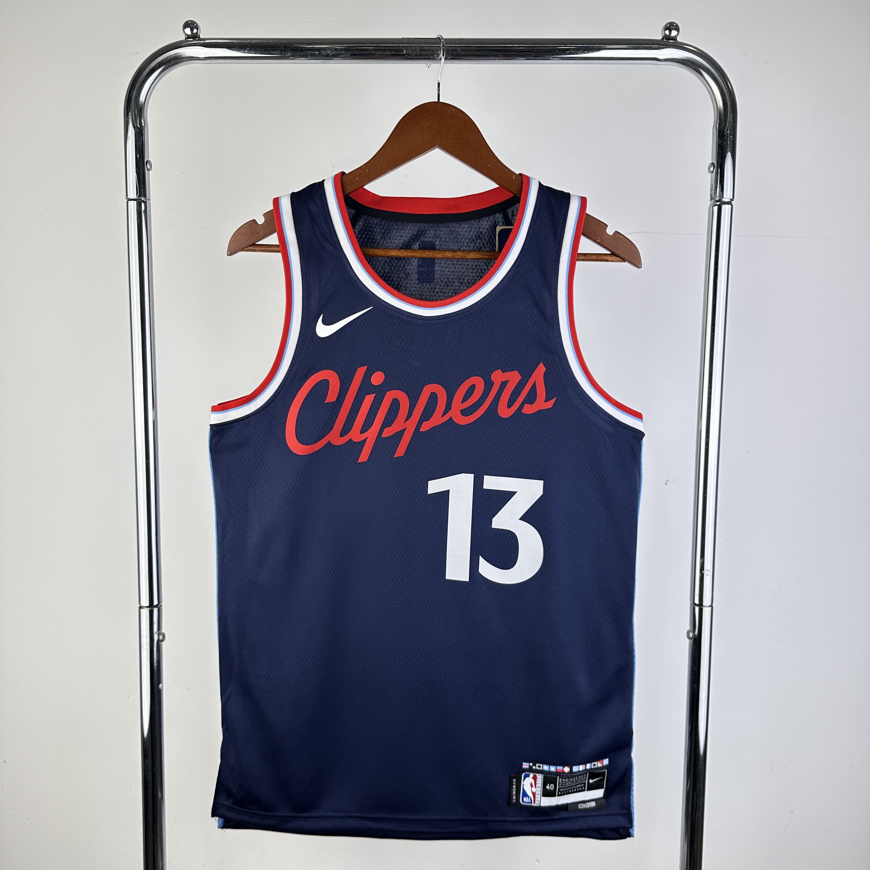 Season 25 Clippers away dark blue 13 George