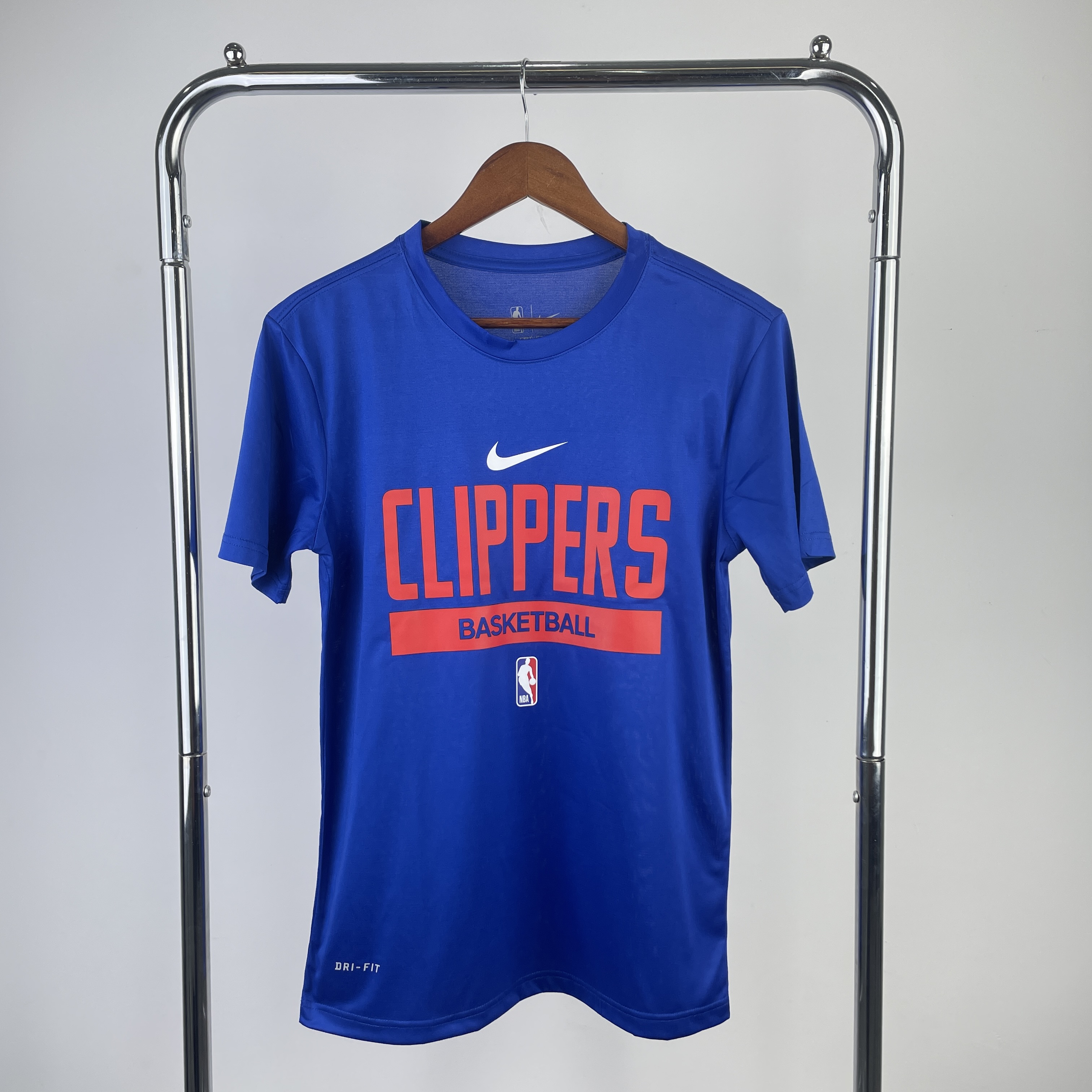 '23 Clippers blue practice quick dry T-shirt short sleeve