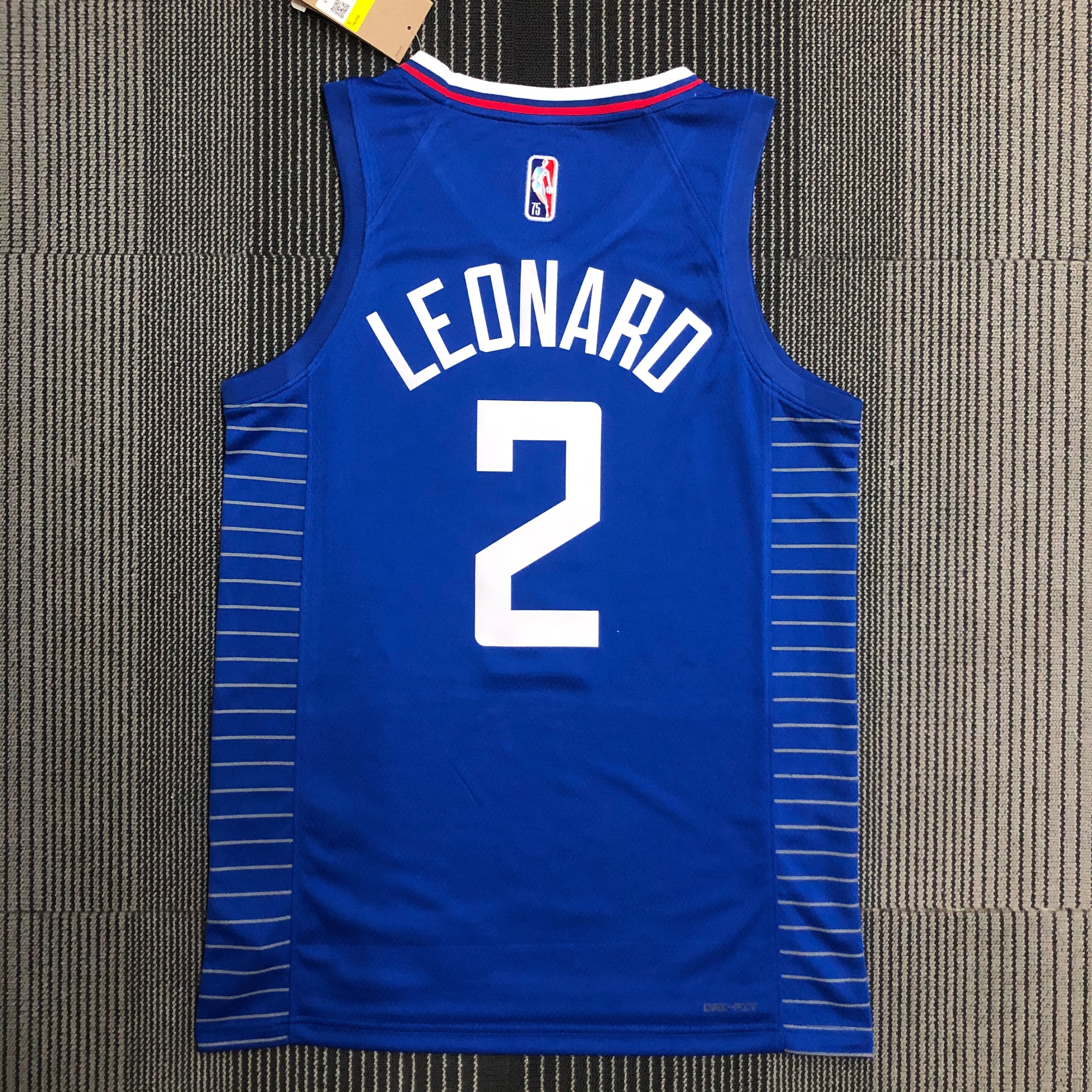 75th anniversary Clippers blue # 2 Leonard