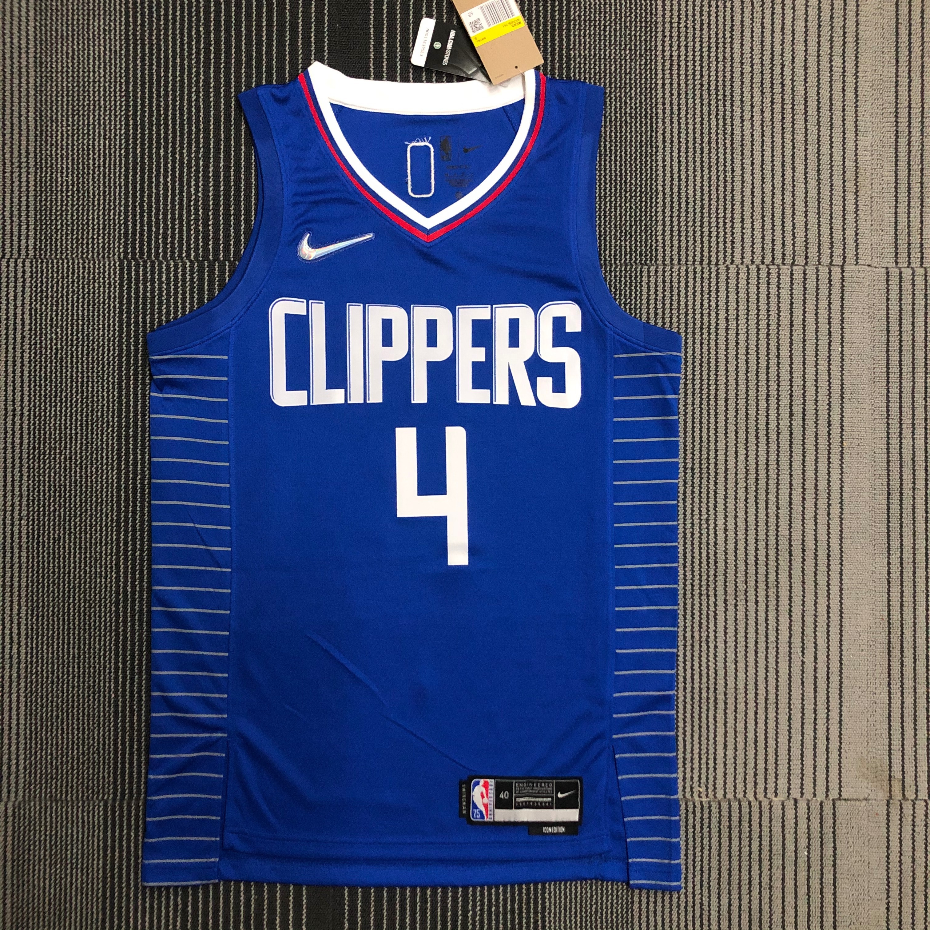 75th anniversary Clippers blue # 4 Rondo
