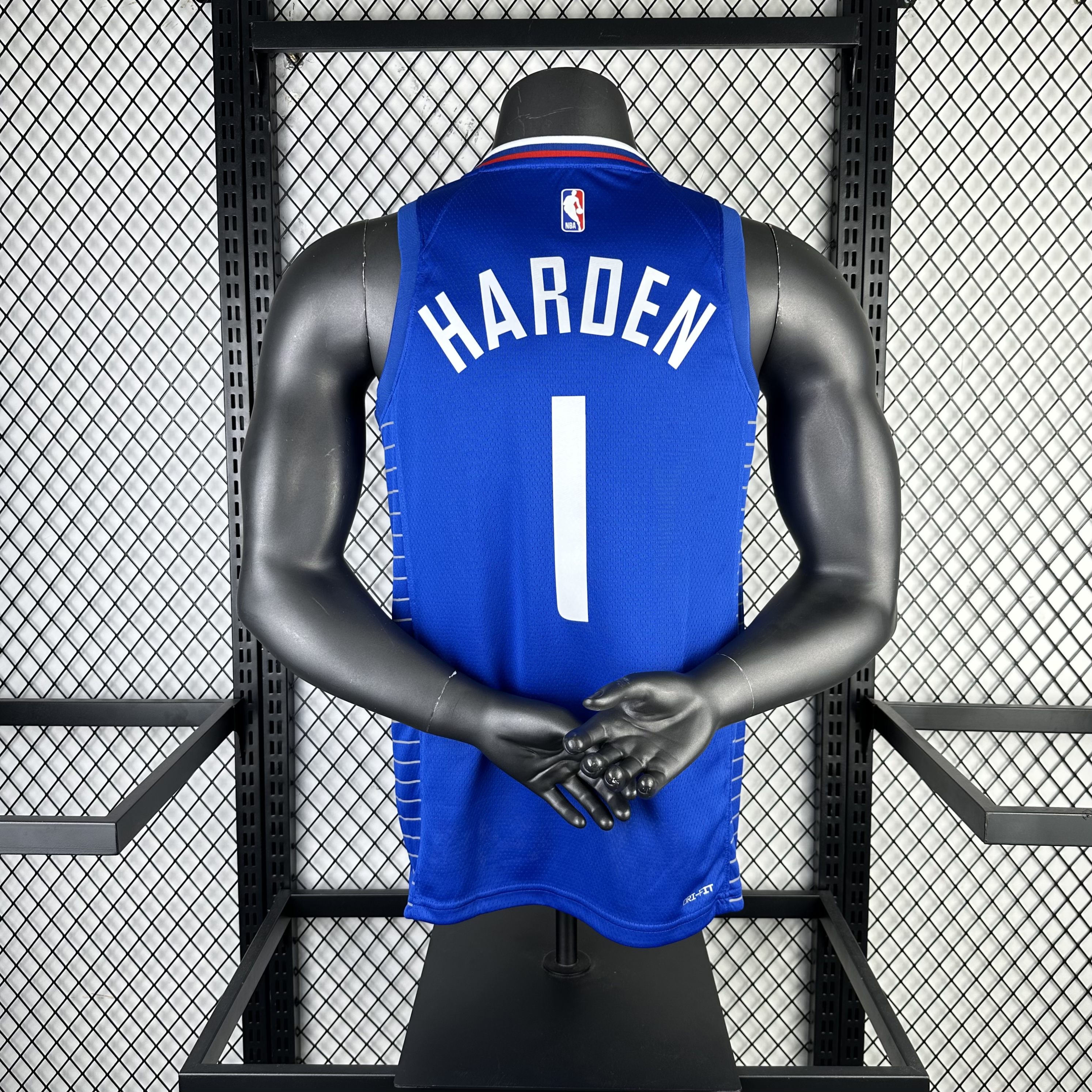 23 season Clippers away blue No.1 Harden