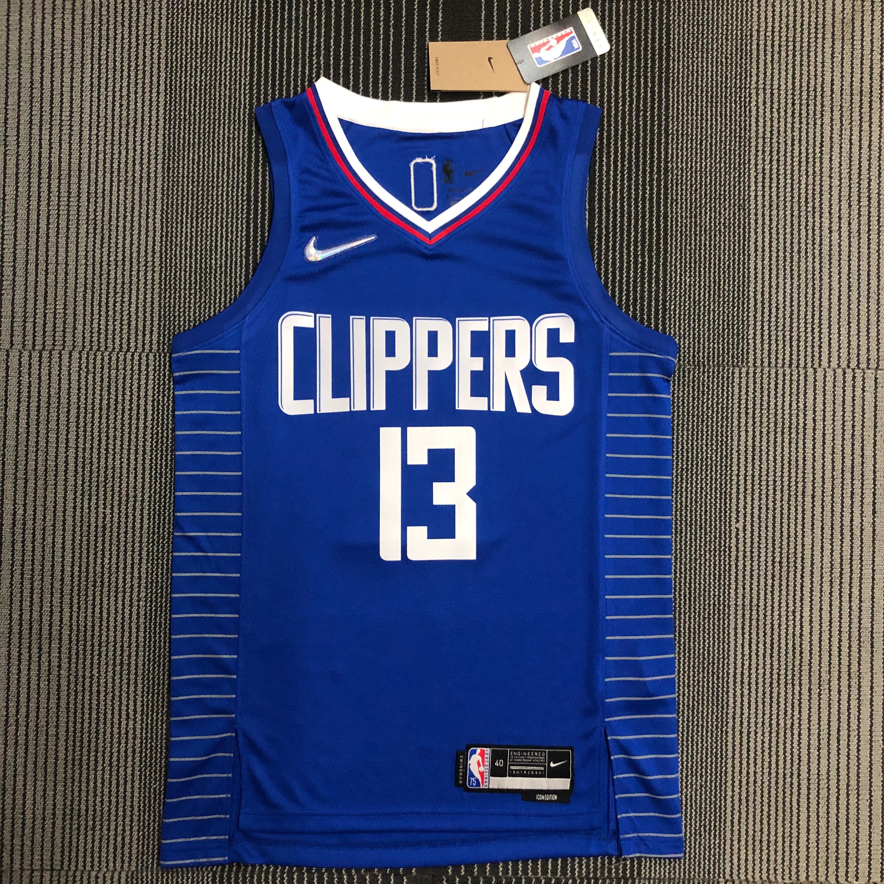 75th anniversary Clippers blue 13th George