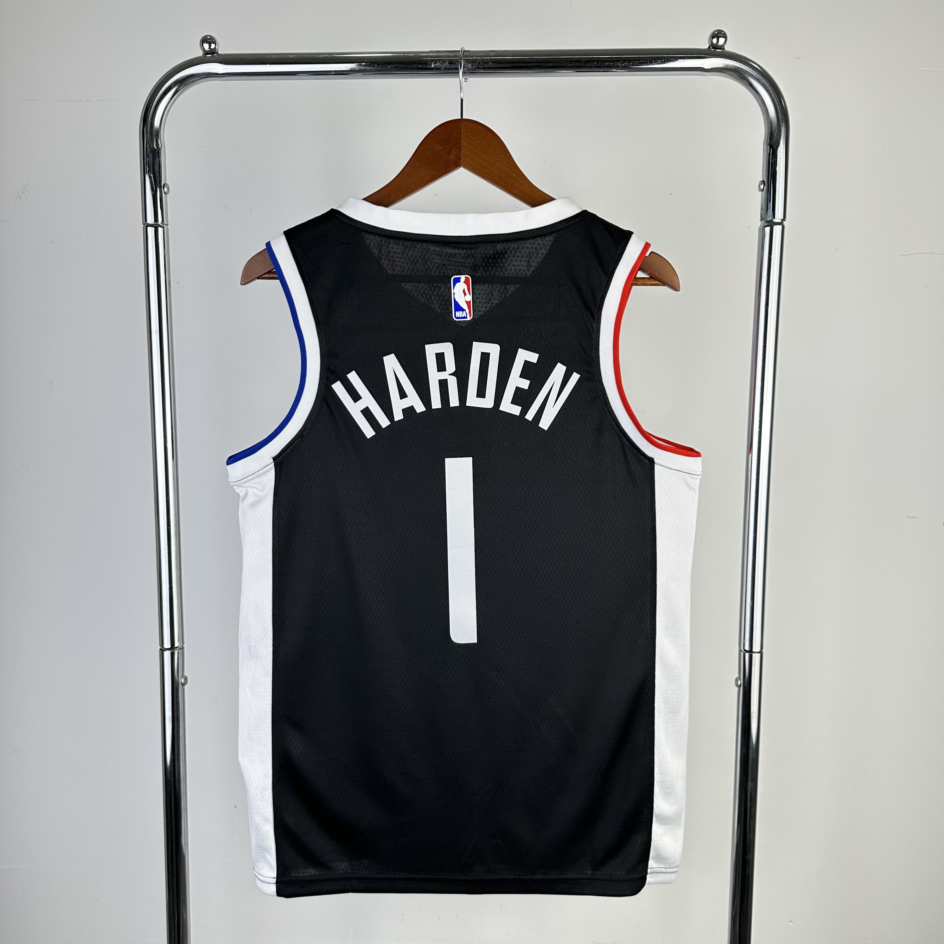 21 Clippers Latin black # 1 Harden