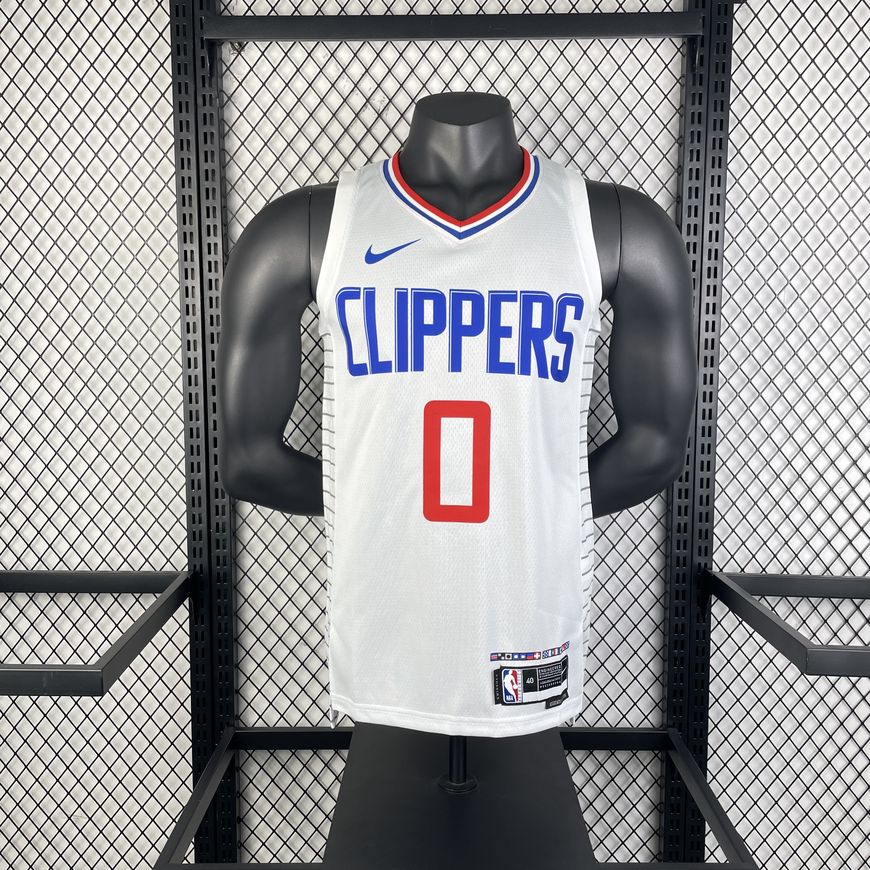 '23 Clippers home white 0 Westbrook