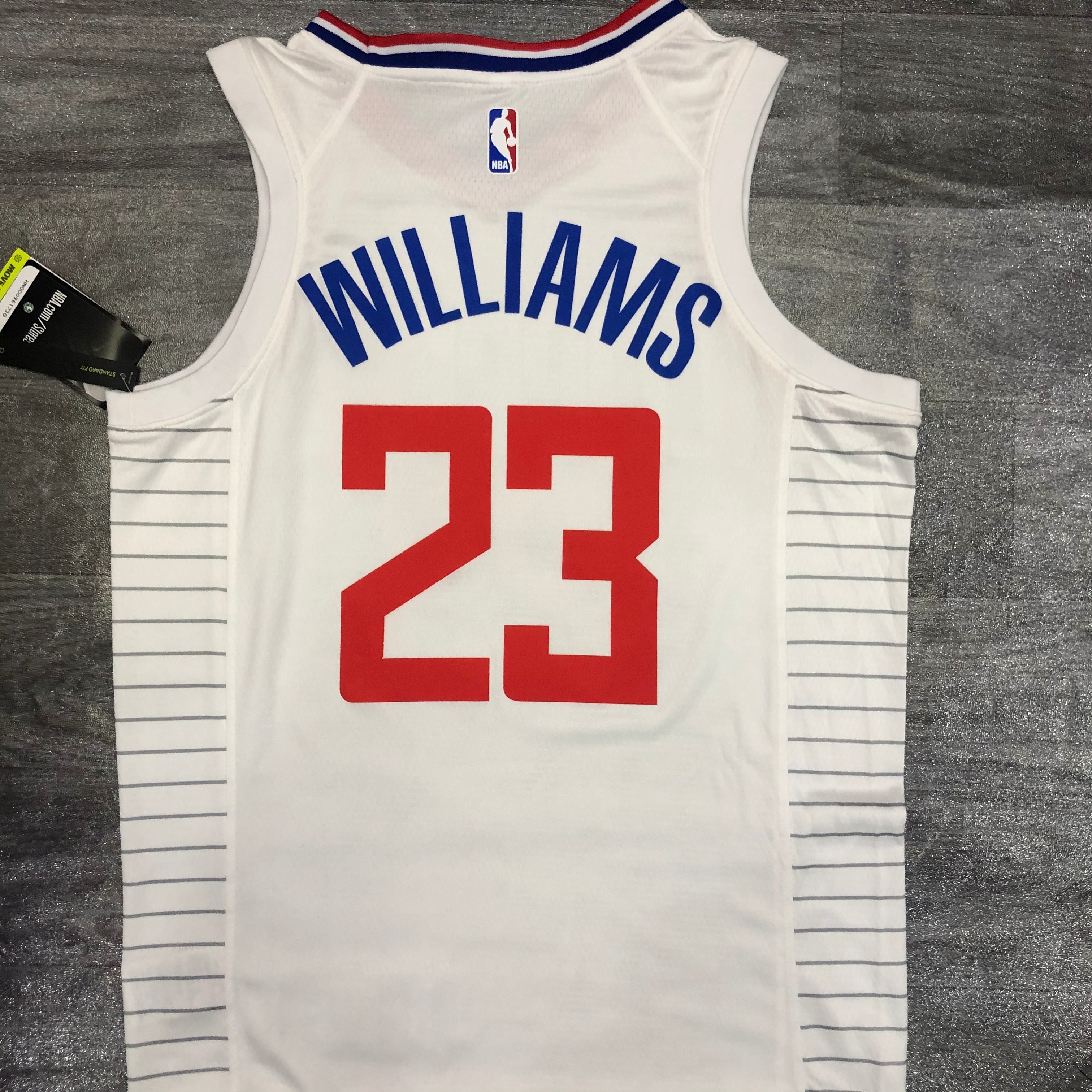 The 20 Clippers limited white No. 23 Williams