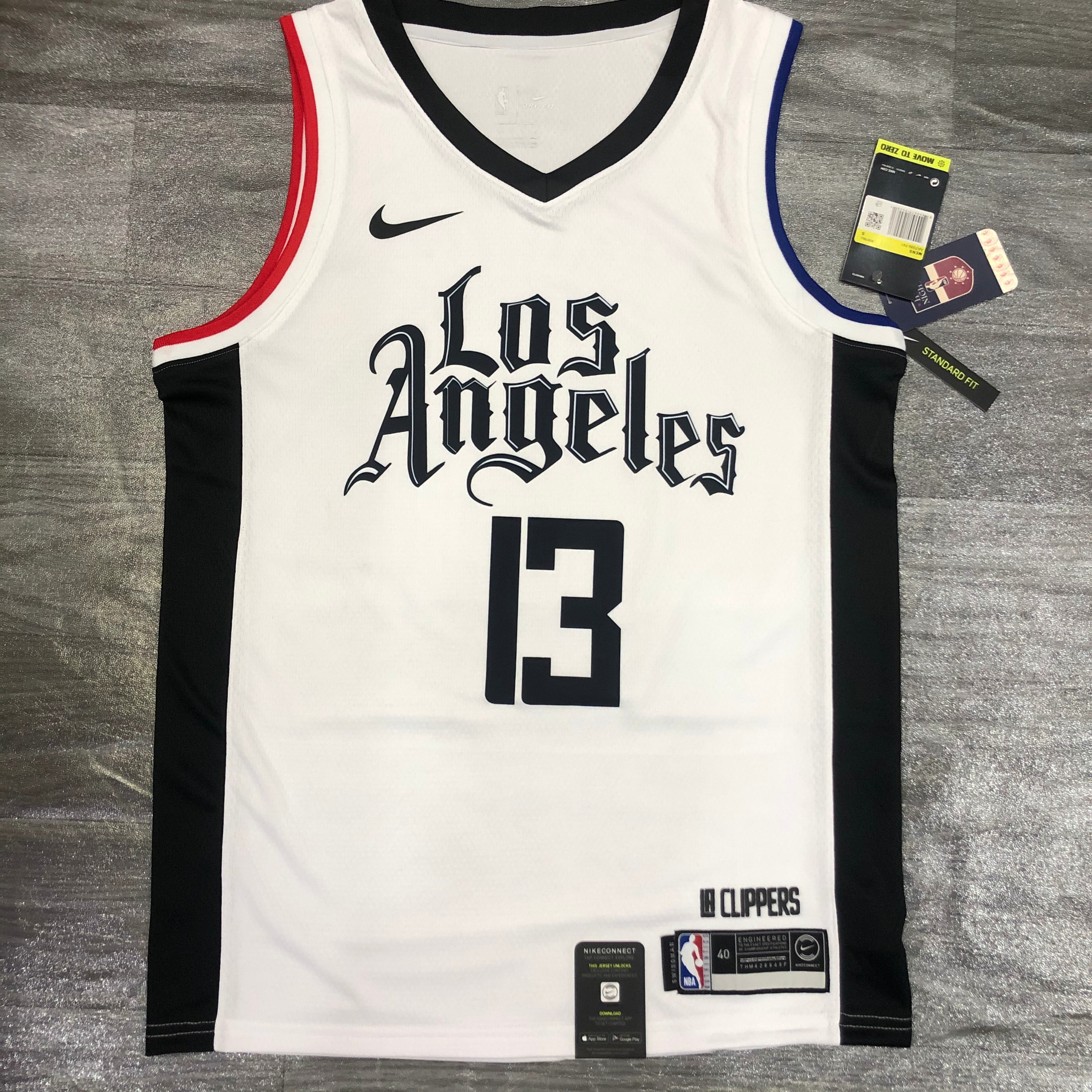 Season 20 Clippers Latin City version White No. 13 George