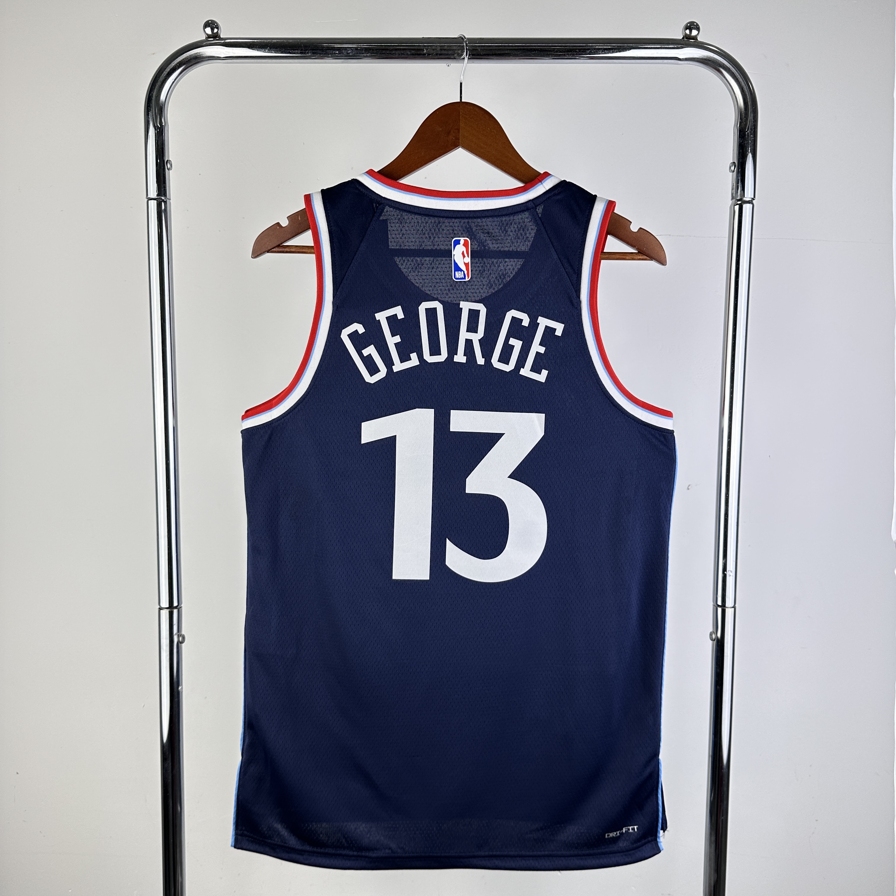 Season 25 Clippers away dark blue 13 George