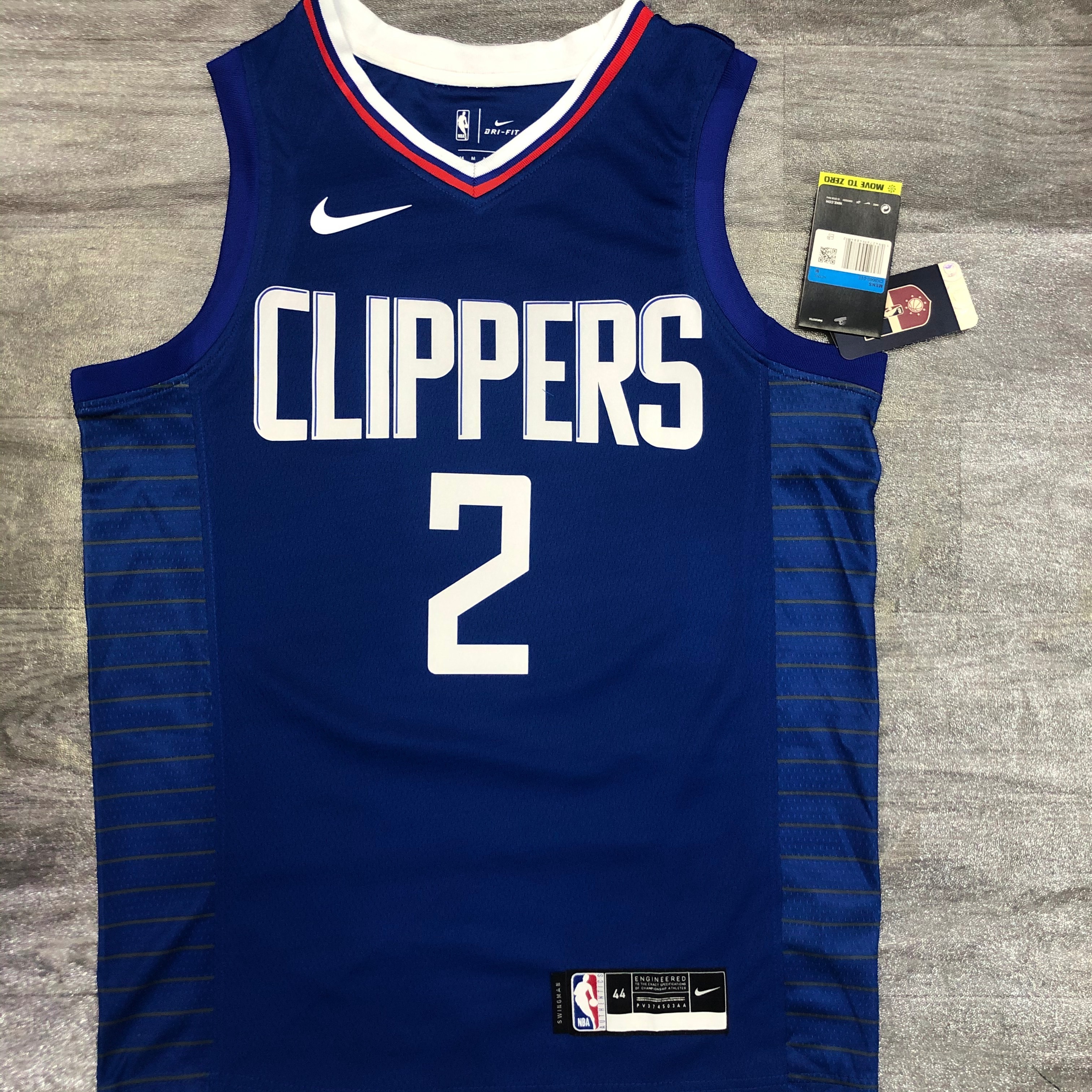 20 season Clippers limited blue No. 2 Leonard
