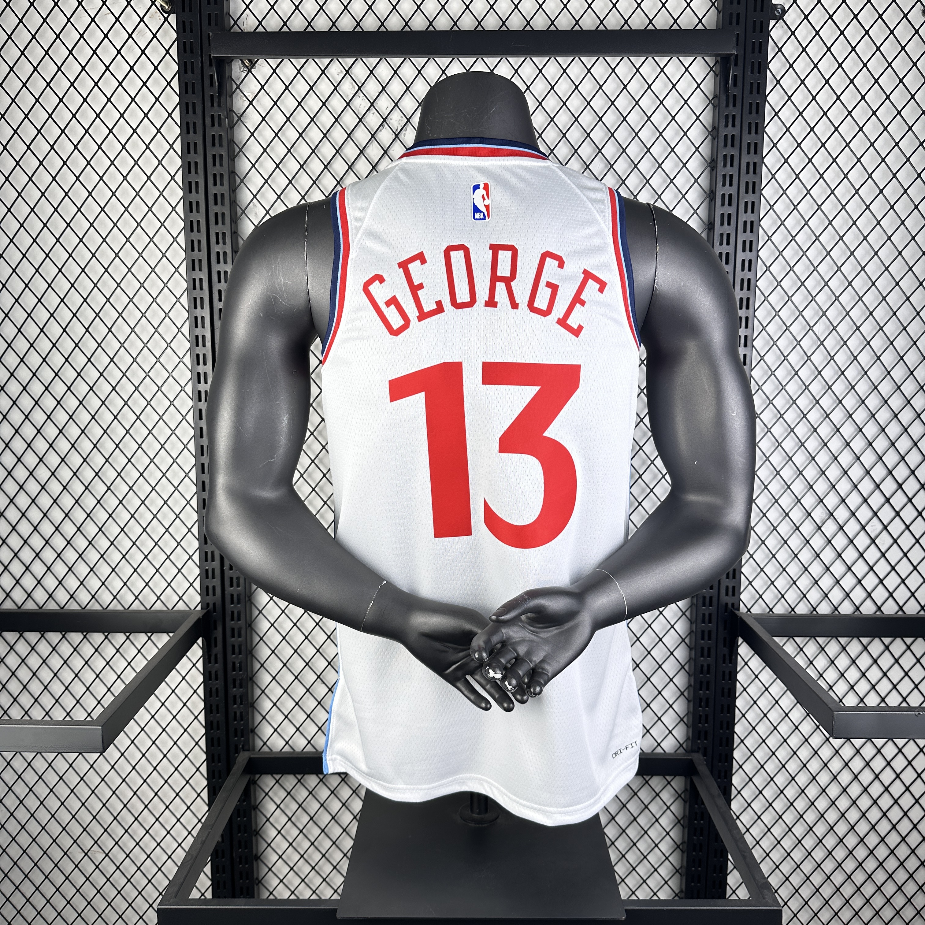 Season 25 Clippers home white No. 13 George