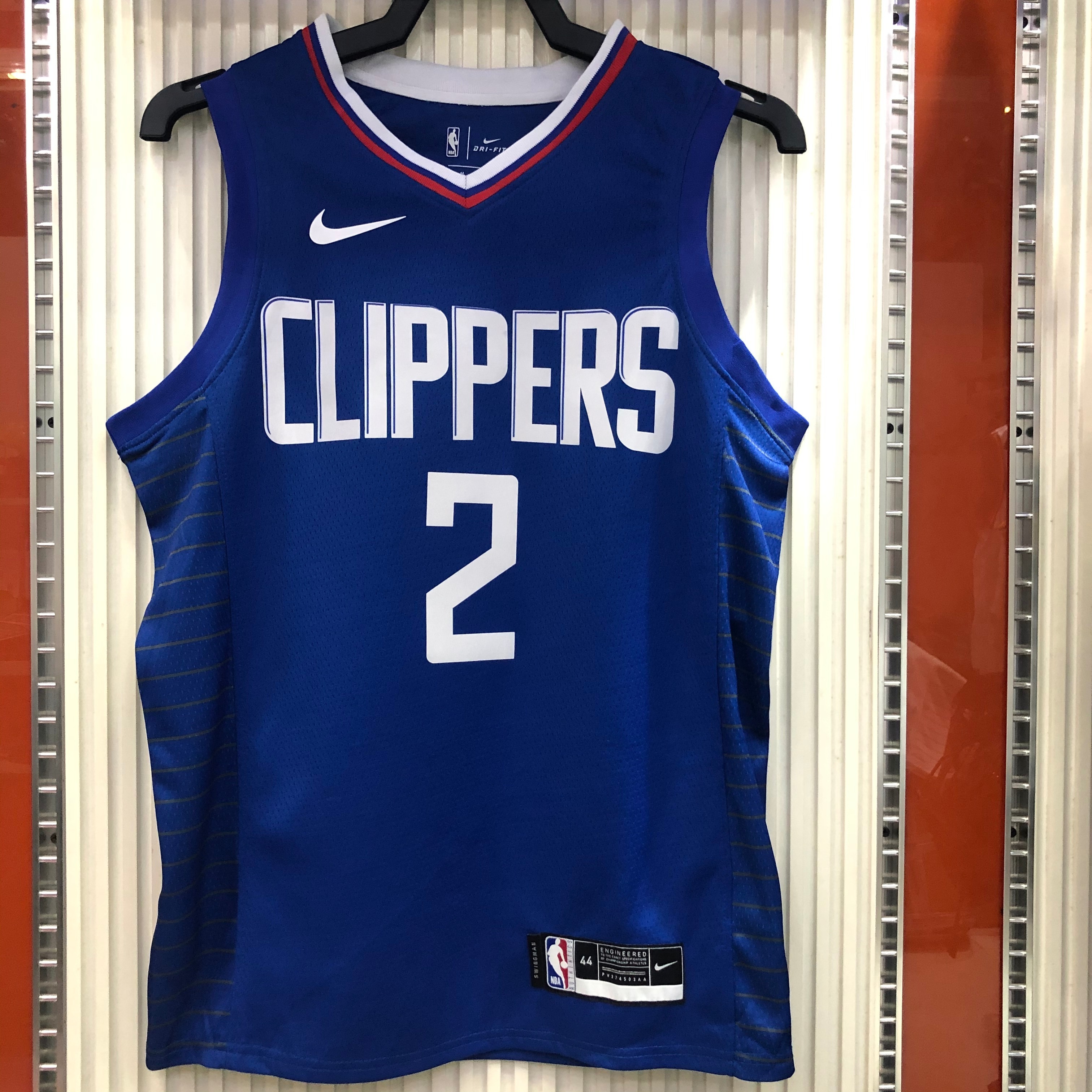 20 season Clippers limited blue No. 2 Leonard
