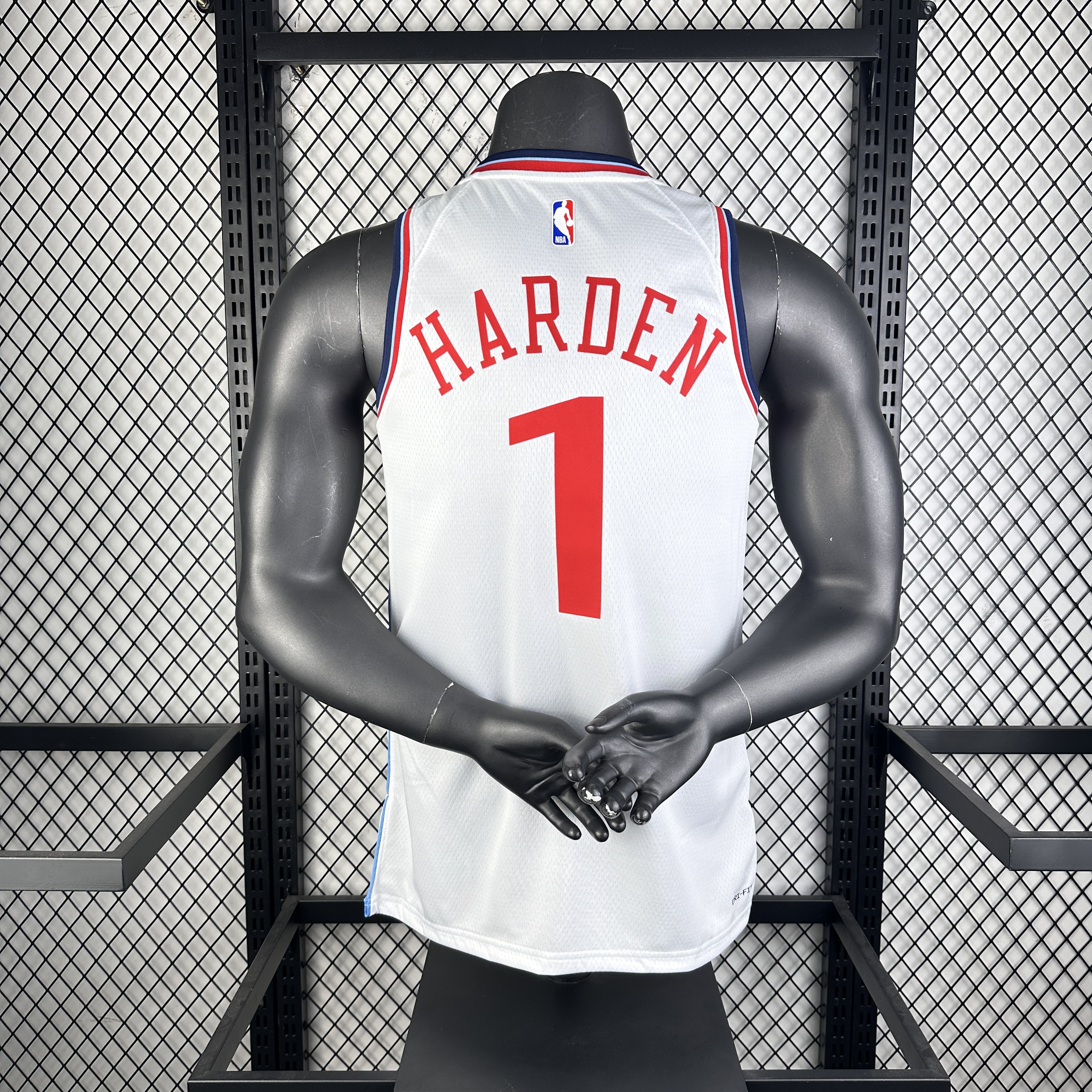 Season 25 Clippers home white # 1 Harden