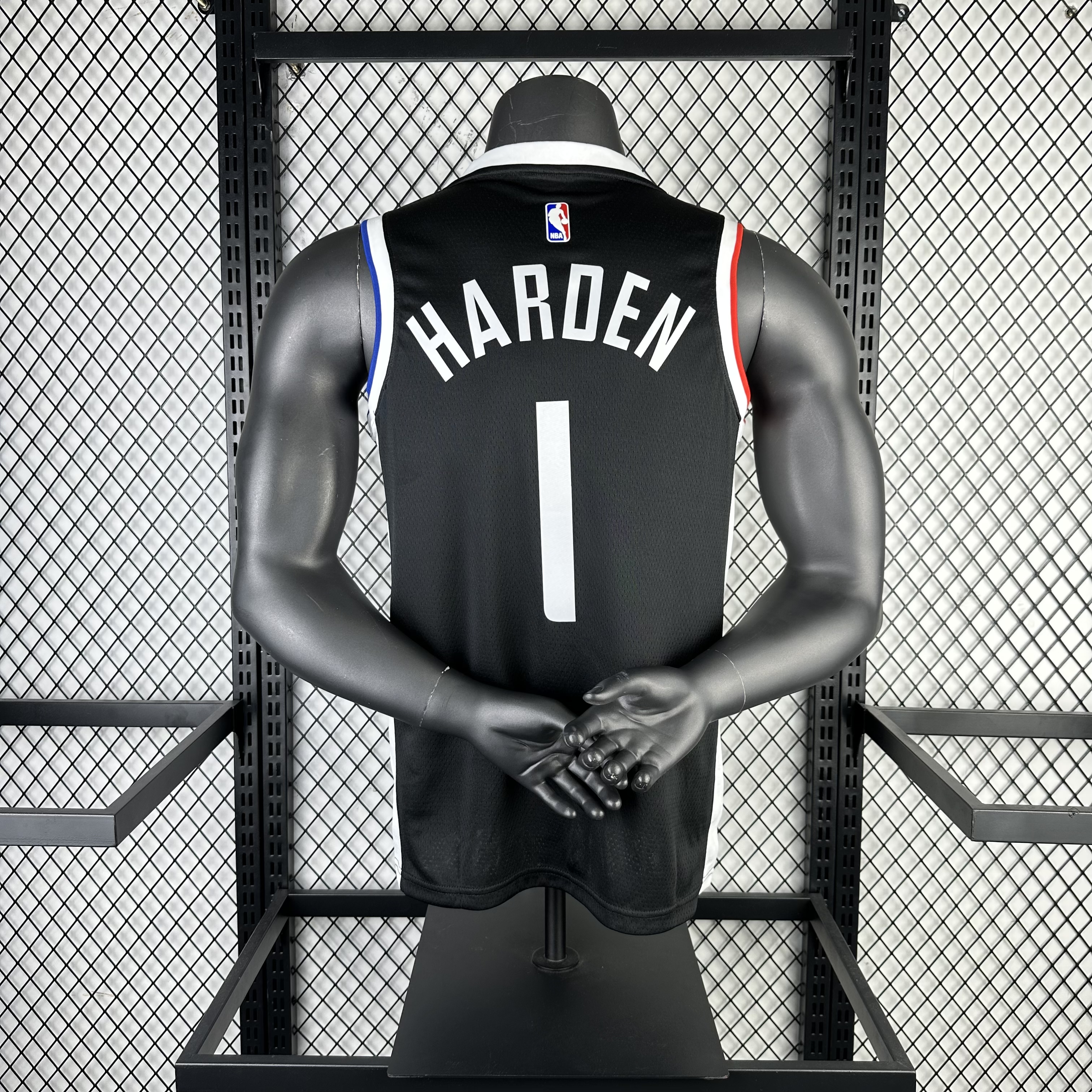 21 Clippers Latin black # 1 Harden
