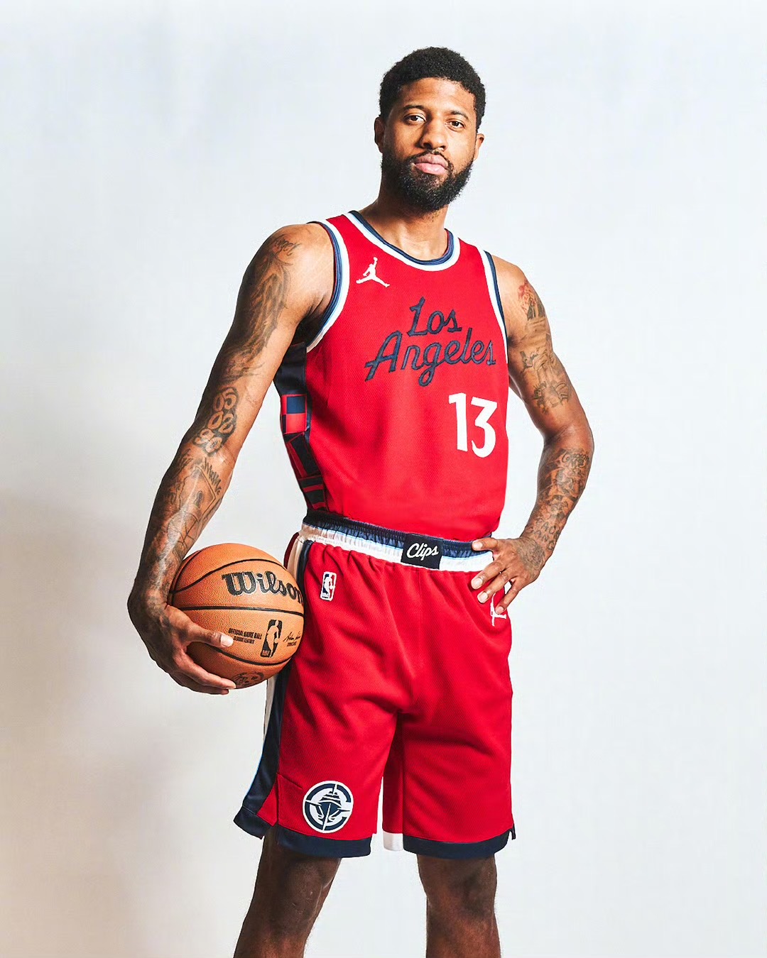 25 season Clippers Flyers limited red No. 13 George