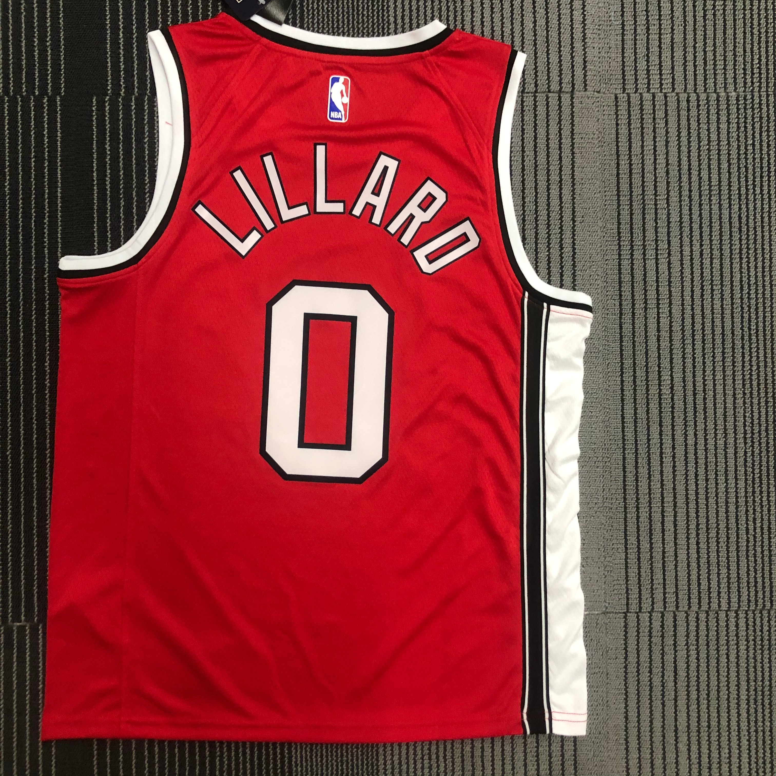 Blazers retro red 0 Lillard