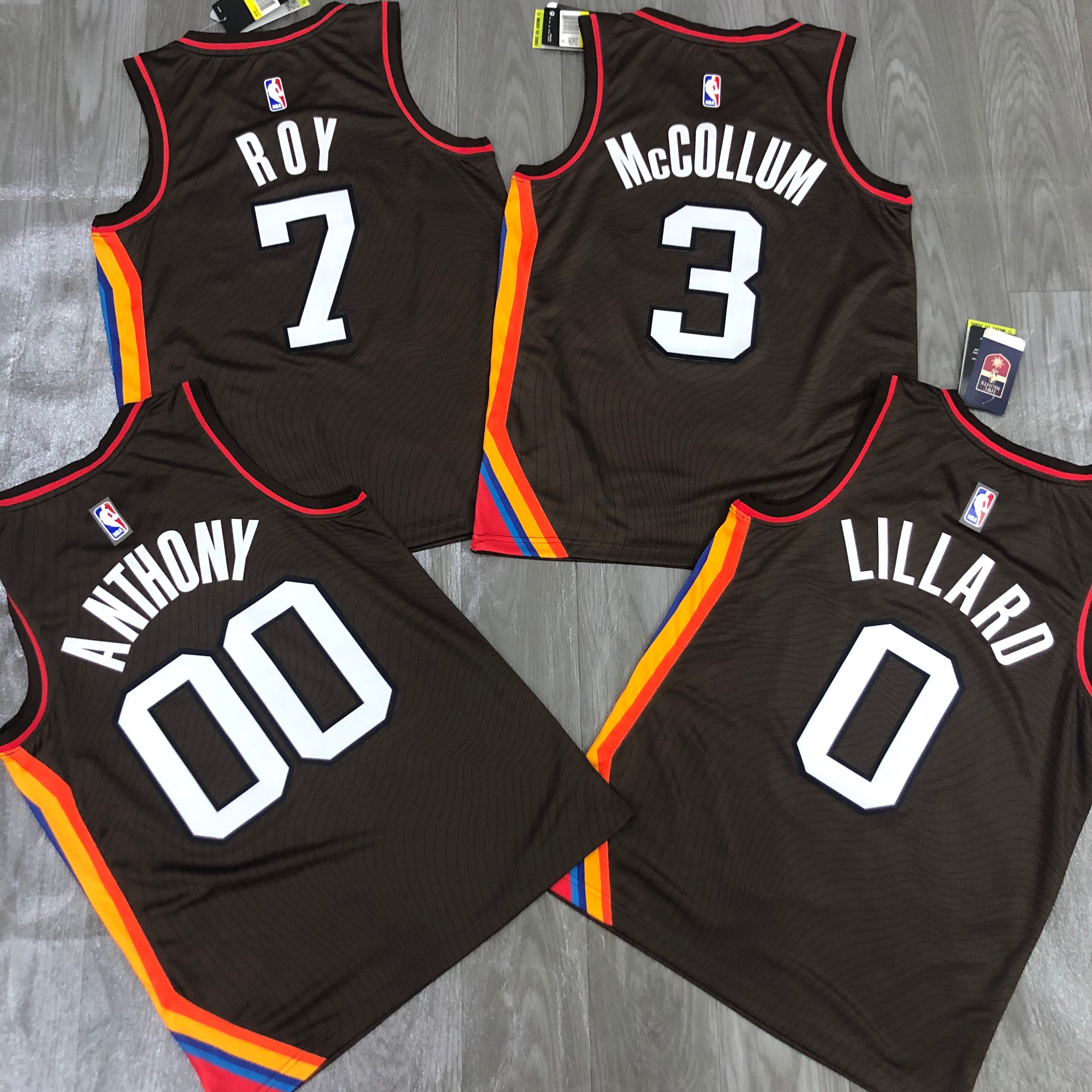 Season 21 Trail Blazers City Brown No. 3 McCollum