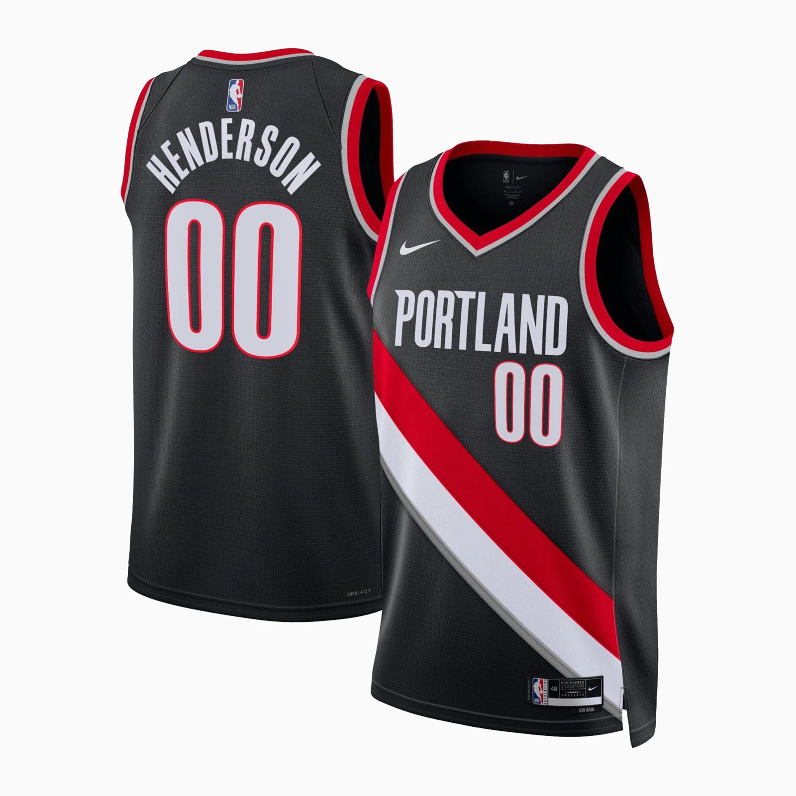 Season 23 Blazers Black # 00 Henderson