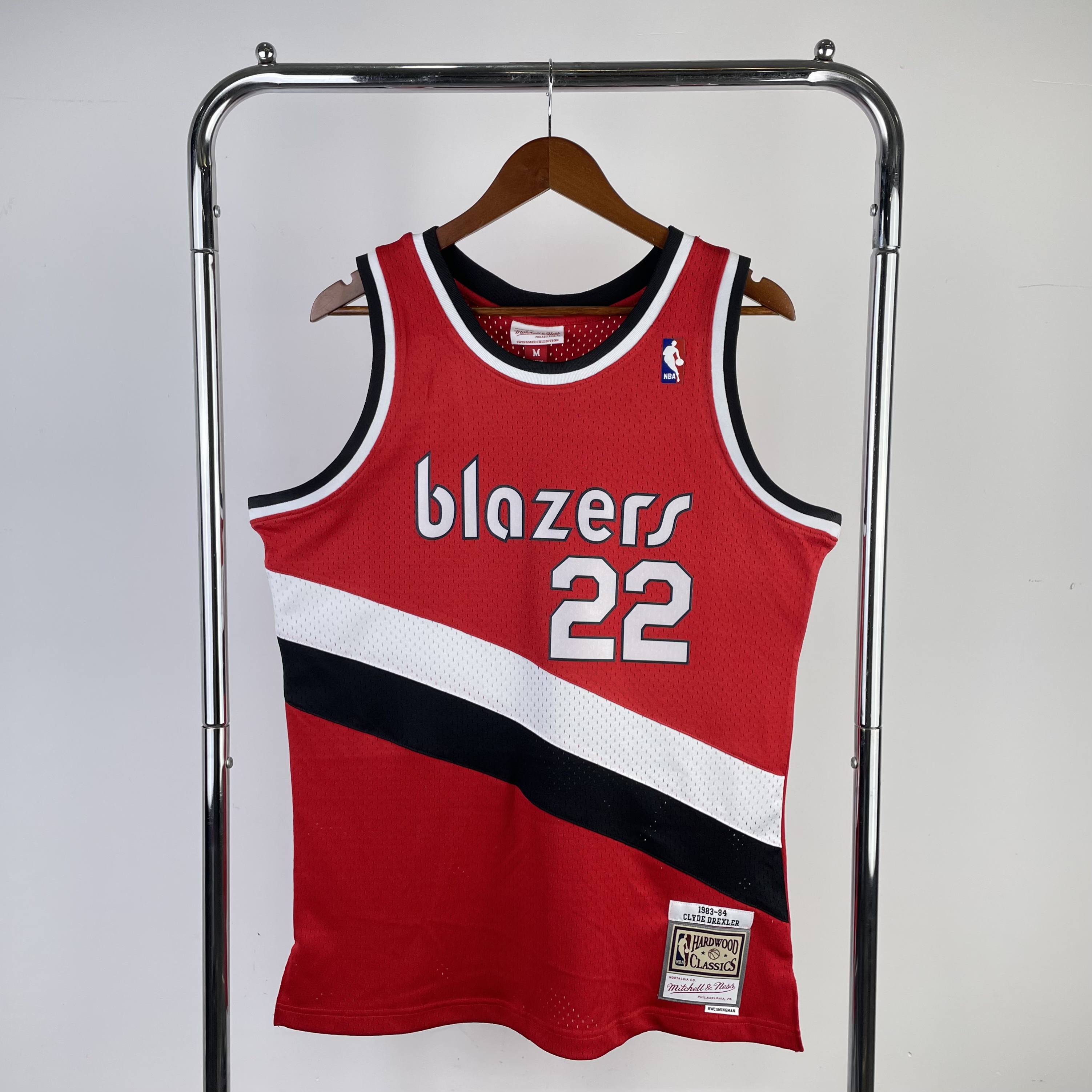 MN Hot Press throwback jersey SW Trailblazers 8394 season No. 22 Dedeker
