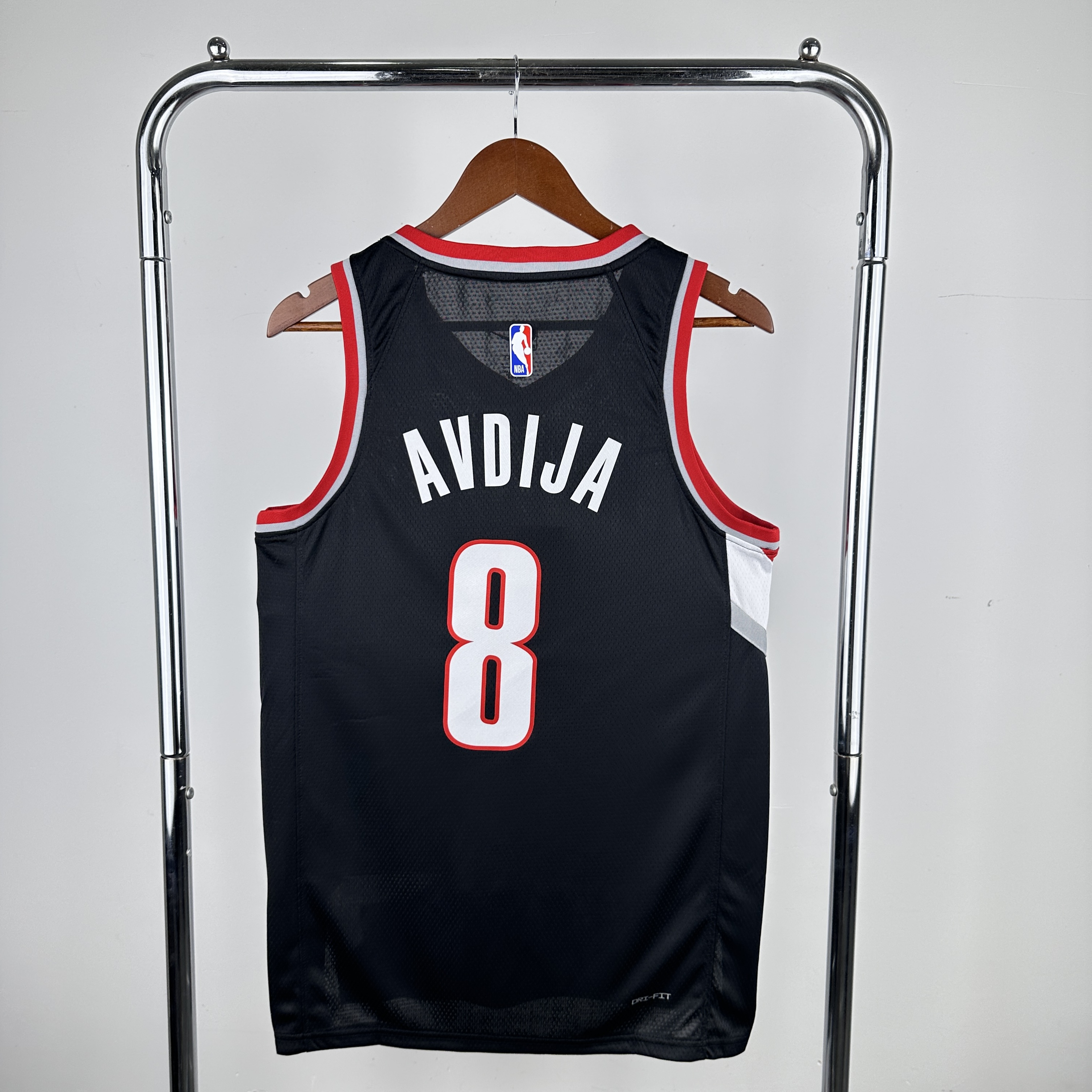 23 season Trail Blazers away black No. 8 PORTLAND