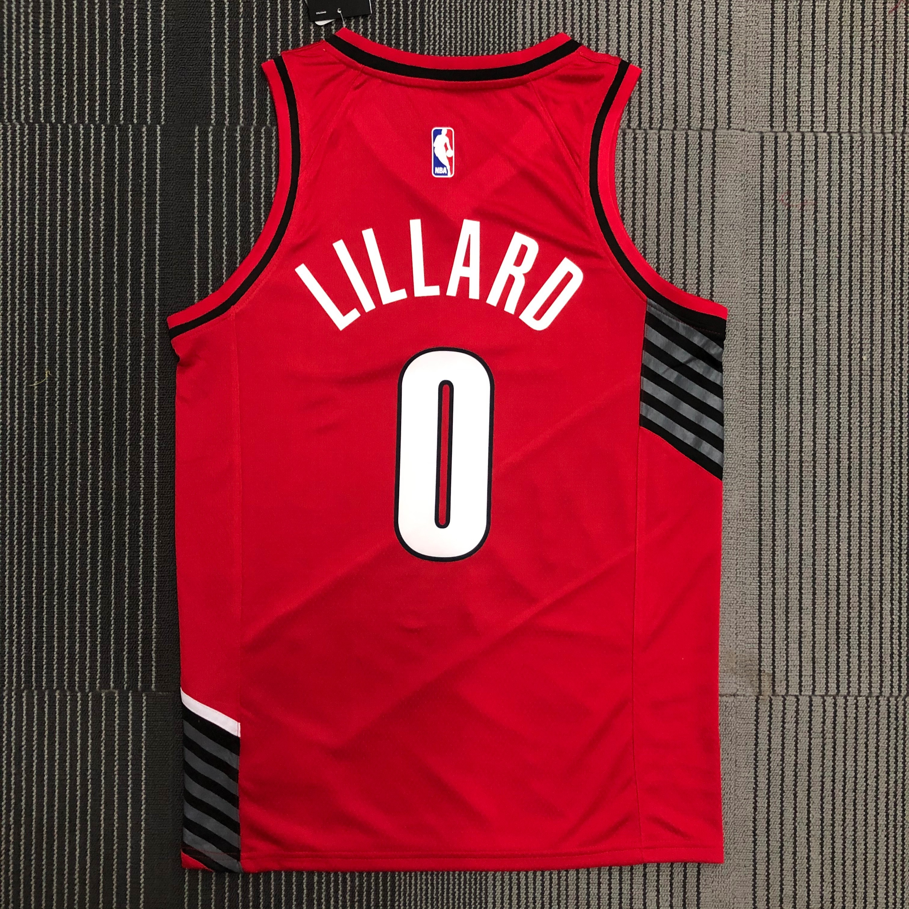 Blazers red 0 Lillard