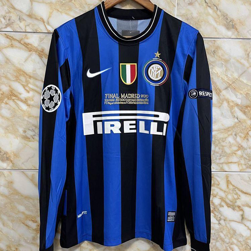 2009-2010 (Inter Milan) Home Champions League final Long sleeve