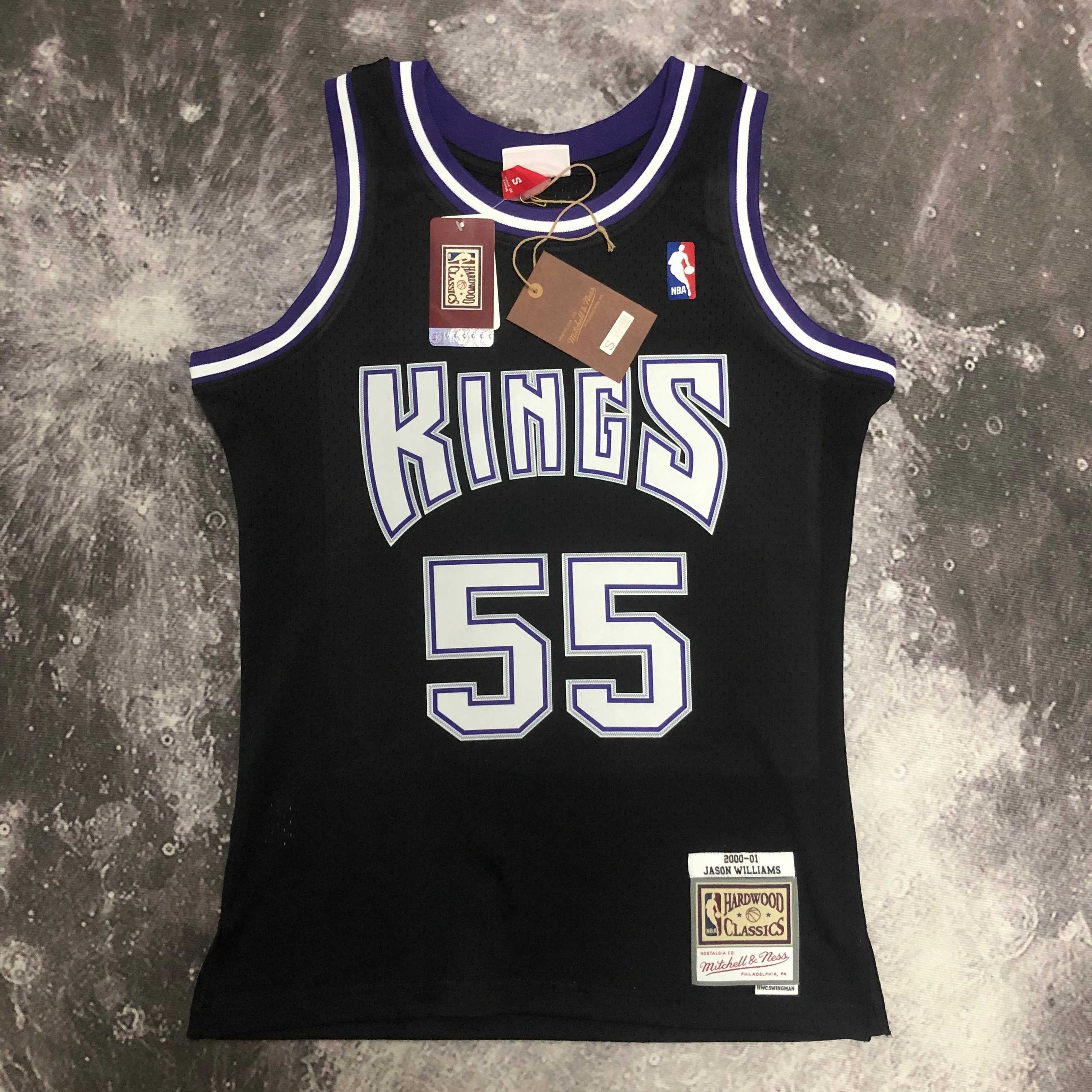 MN Hot Press Throwback jersey SW Kings 01 season No. 55 Williams