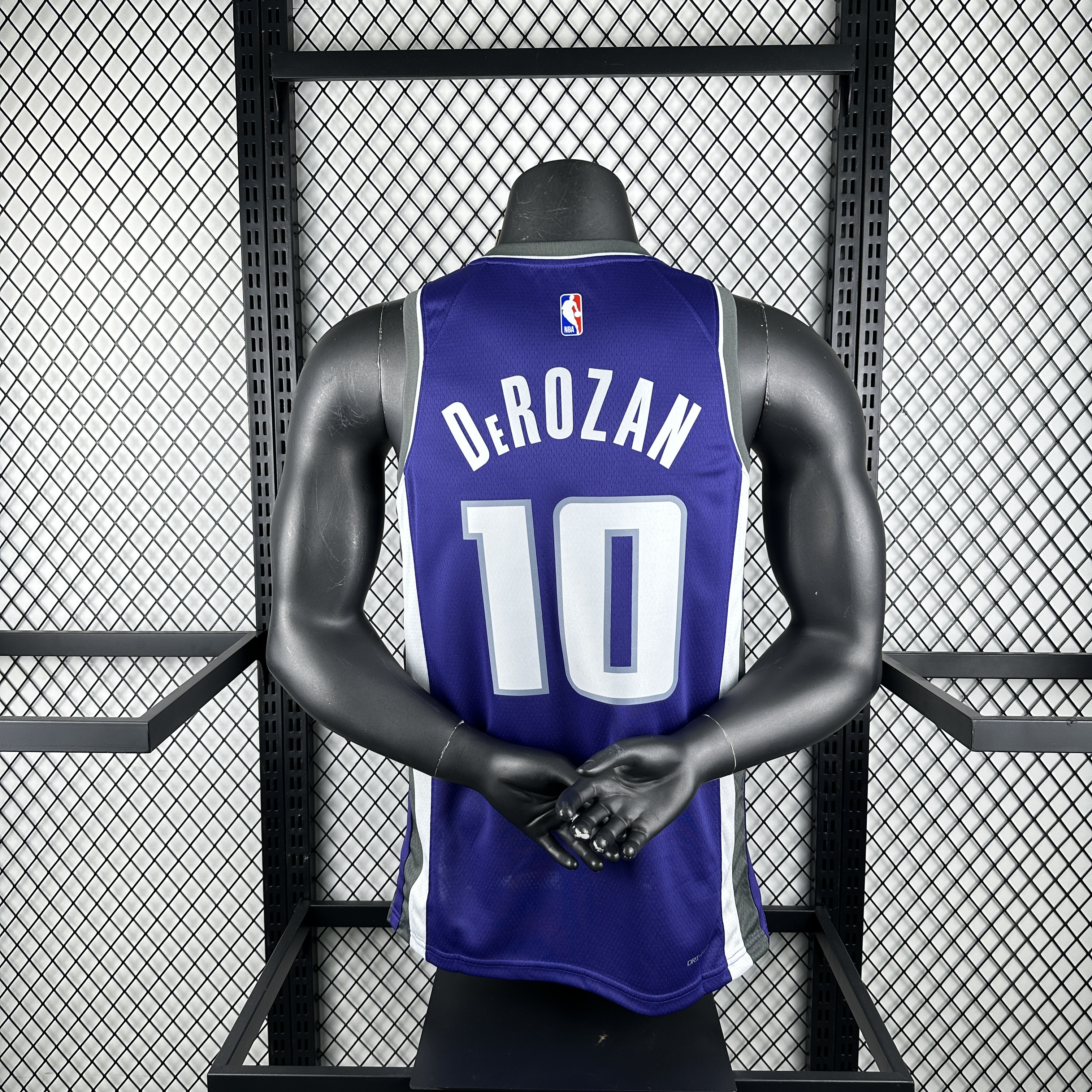23 season Kings away purple No. 10 derozan