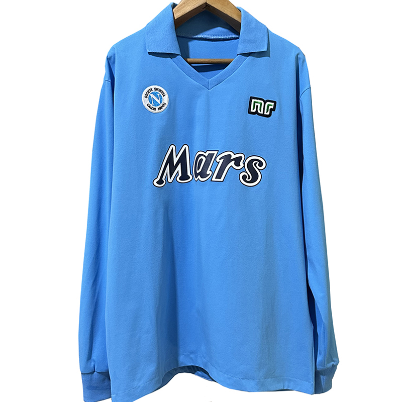 1988-1989 NAPOLI Home Long sleeve