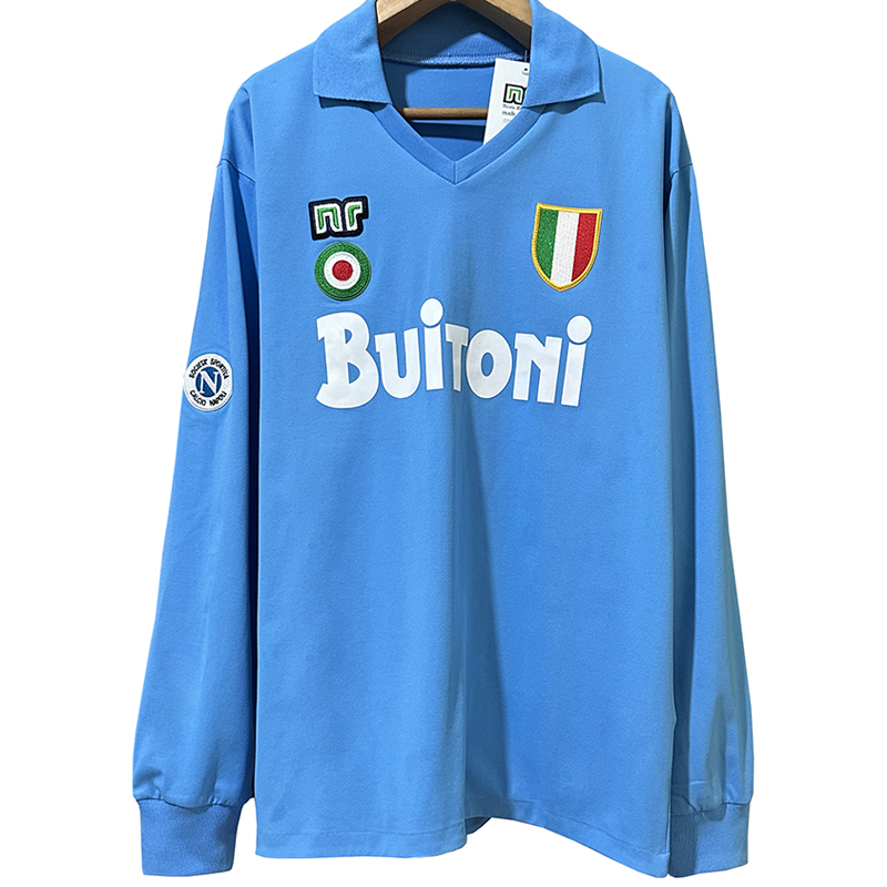 1987-1988 NAPOLI Home Long sleeve